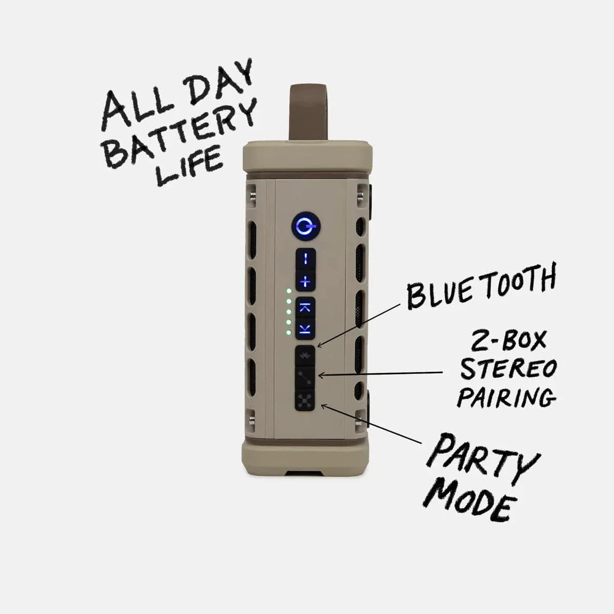 TurtleBox Tan Ranger Bluetooth Speaker - Image 3