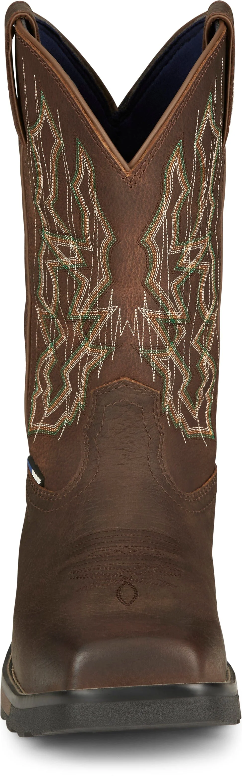 Tony Lama Men's Anchor Hickory Brown Waterproof Composite Toe Western Work Boots TW3415 - Image 5
