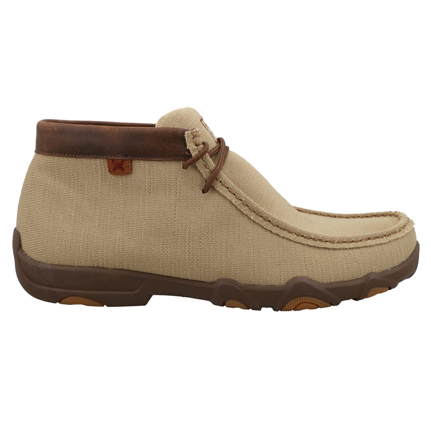 Twisted X Khaki & Brown Ultralite Chukka Driving Moc MDMU001 - Image 4