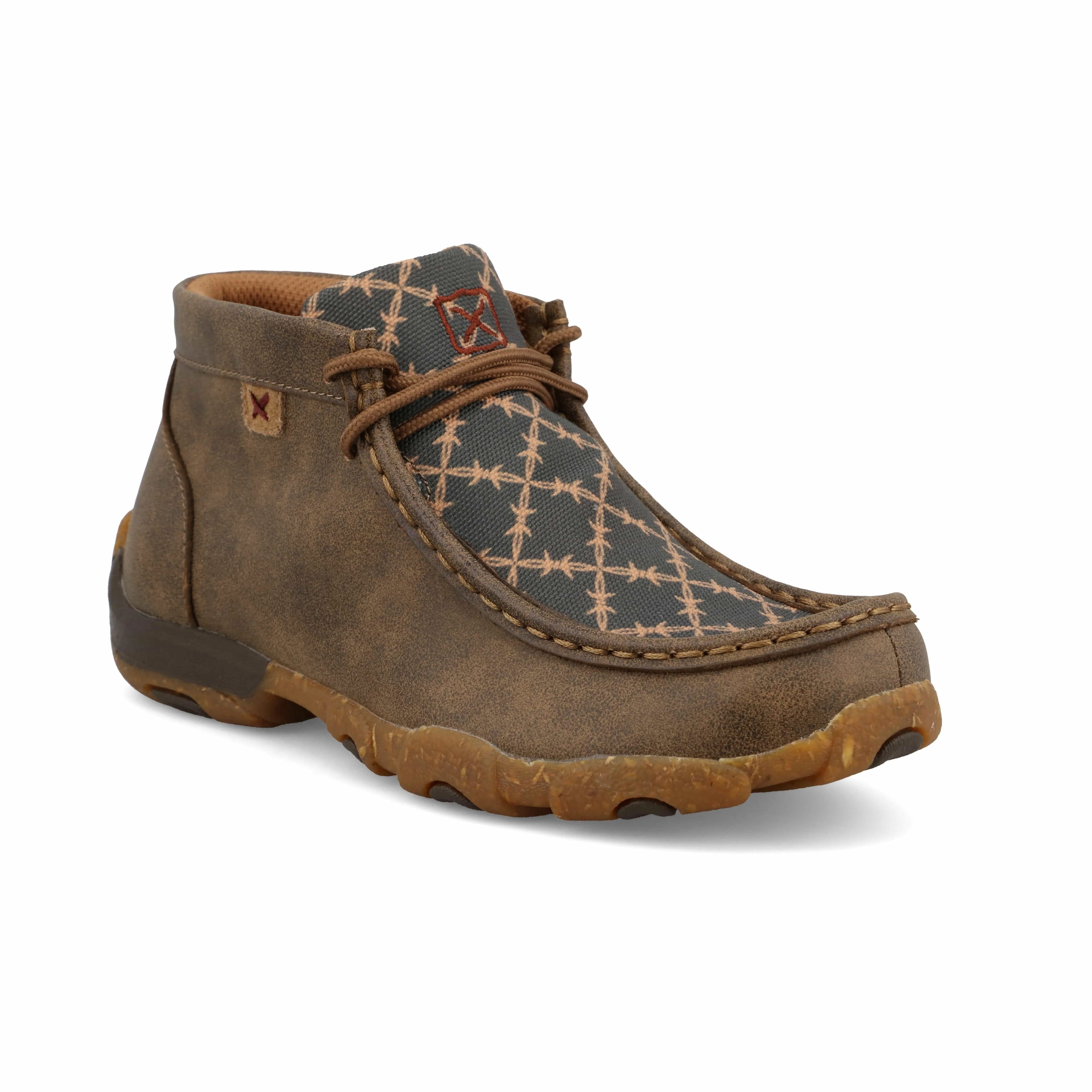 Twisted X Kids Bomber & Pine Chukka Driving Moc Shoe YDM0051