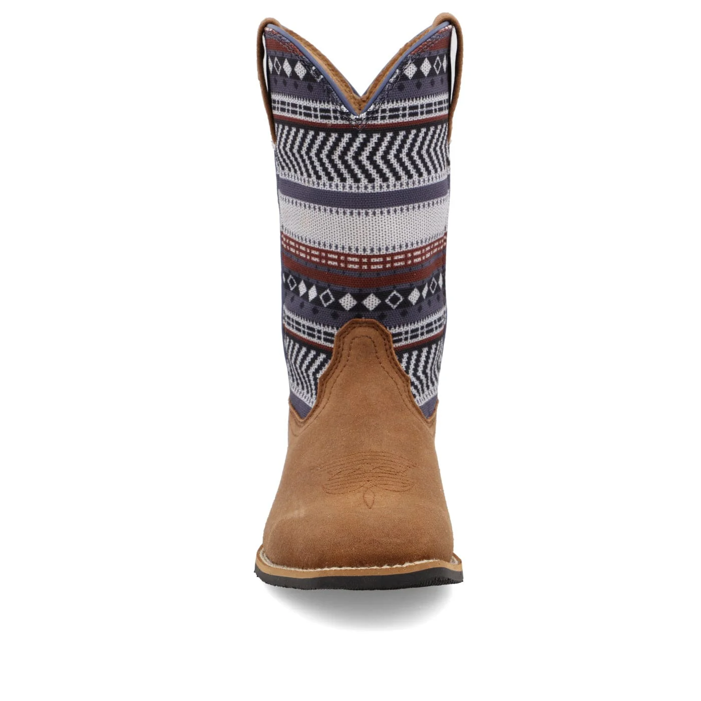 Twisted X Kids Lion Brown & Ash Grey Hooey Western Boot YHY0012 - Image 5