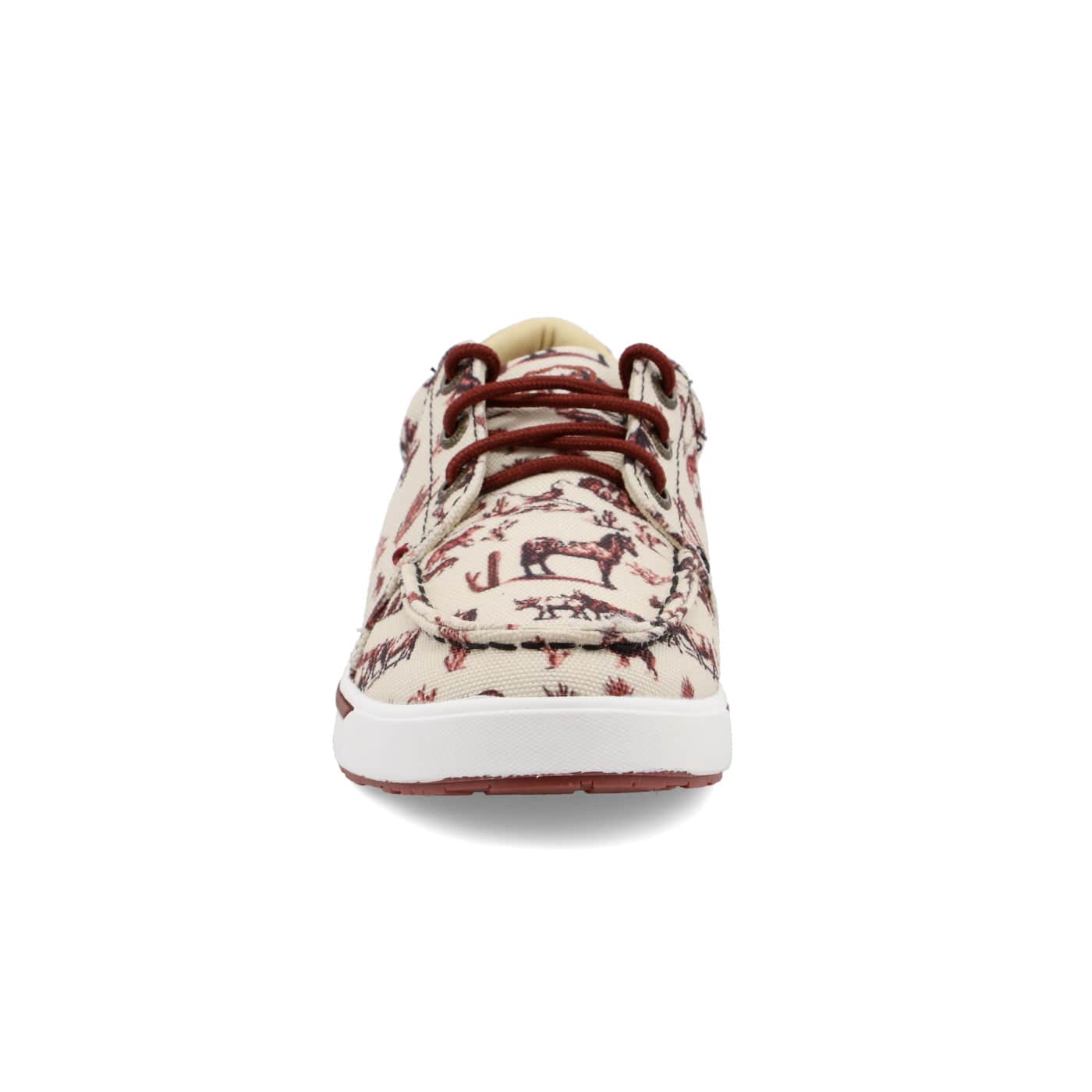 Twisted X Kids Maroon & Ivory Kicks Shoe YCA0013 - Image 5