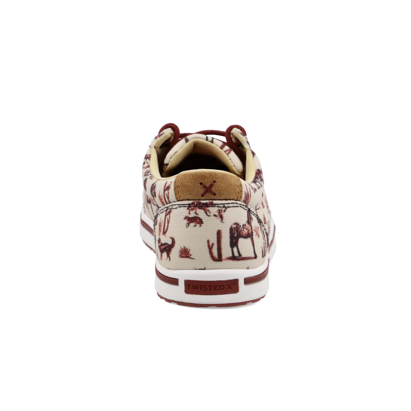 Twisted X Kids Maroon & Ivory Kicks Shoe YCA0013 - Image 6