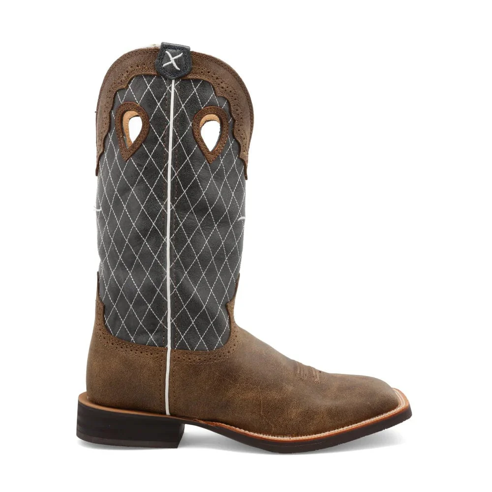 Twisted X Men's Bomber & Blue Ruff Stock Western Boot MRS0027 - Image 2