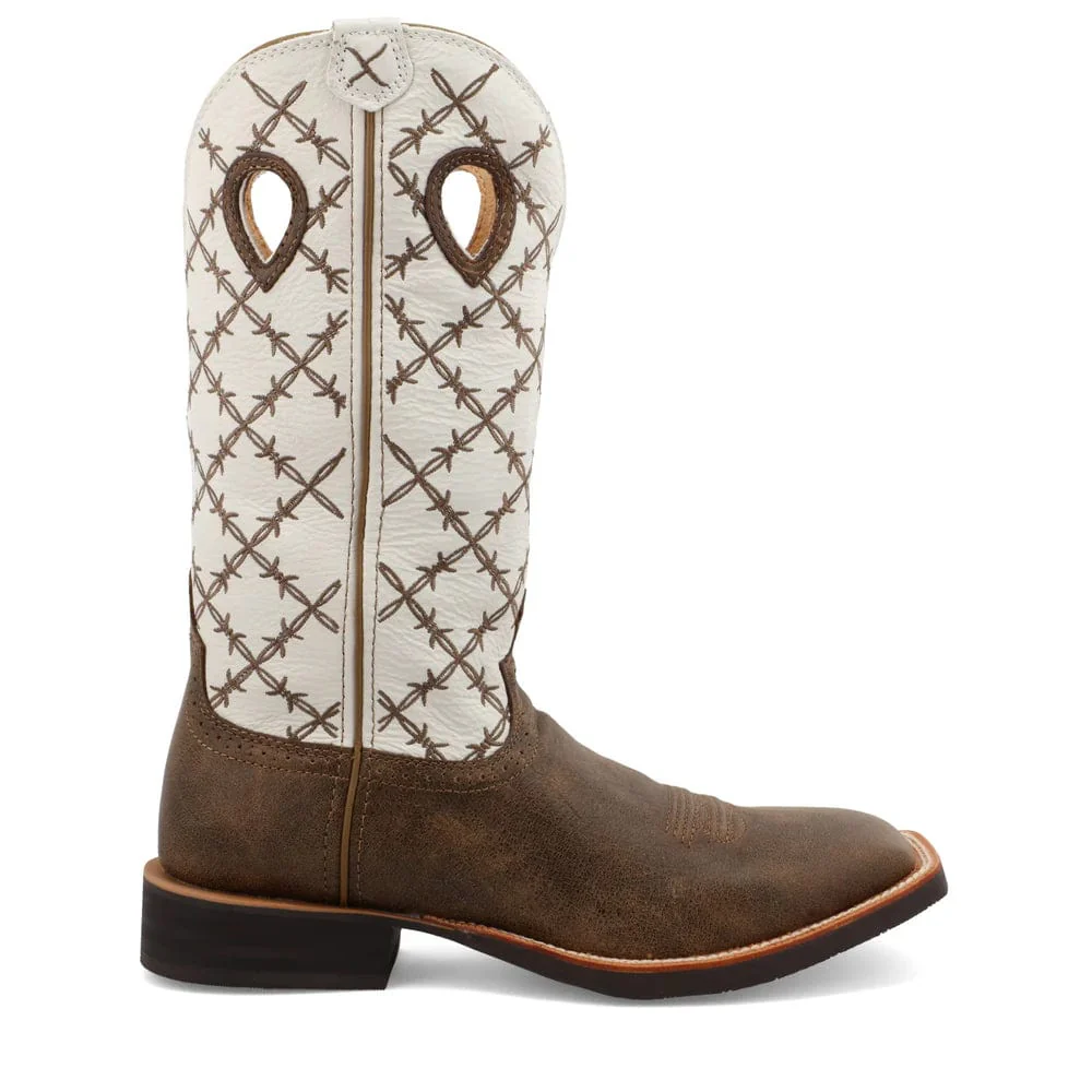 Twisted X Men's Bomber & White Ruff Stock Western Boot MRS0056 - Image 3