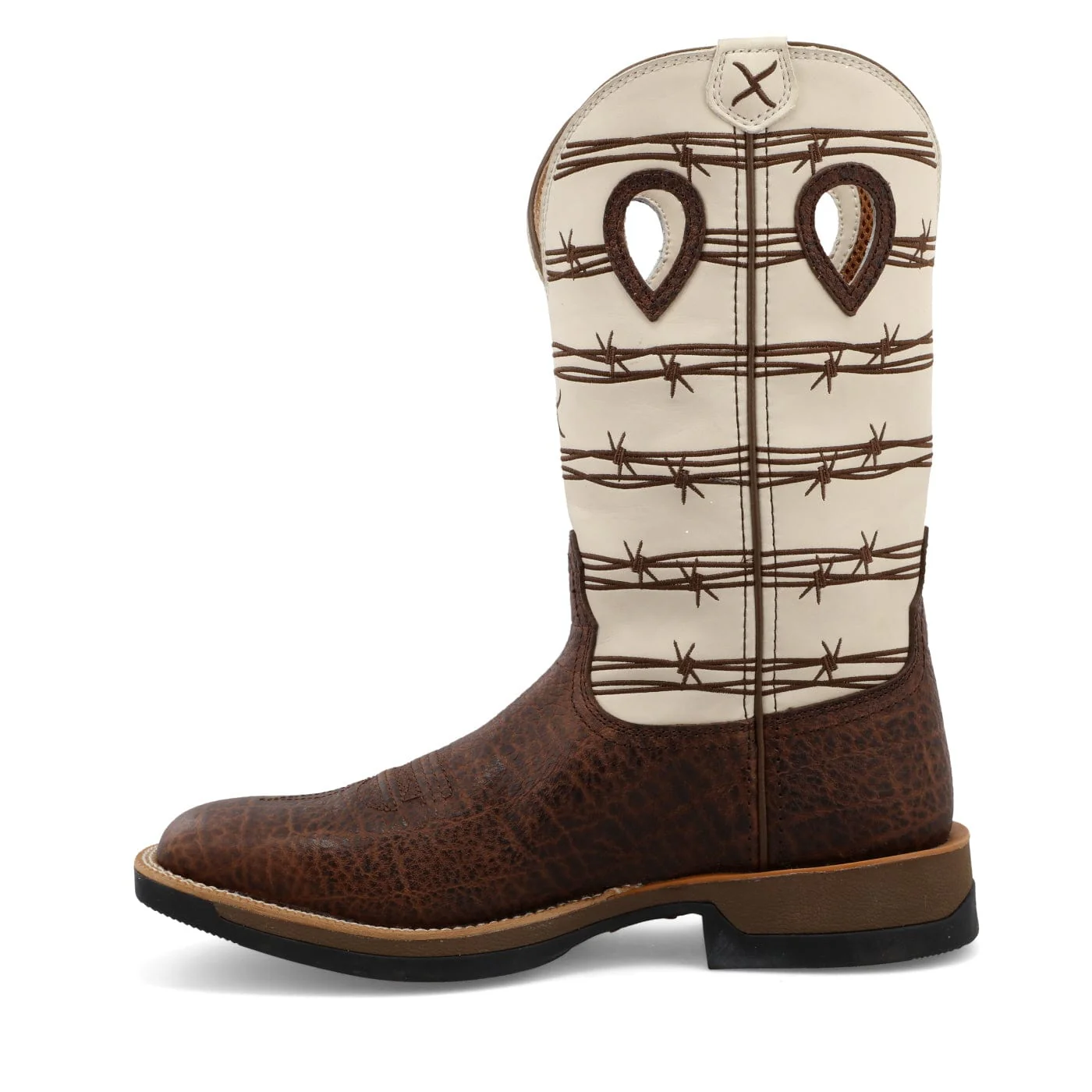 Twisted X Men's Brown Elephant Print & Bone Tech X Western Boot MXW0008 - Image 2