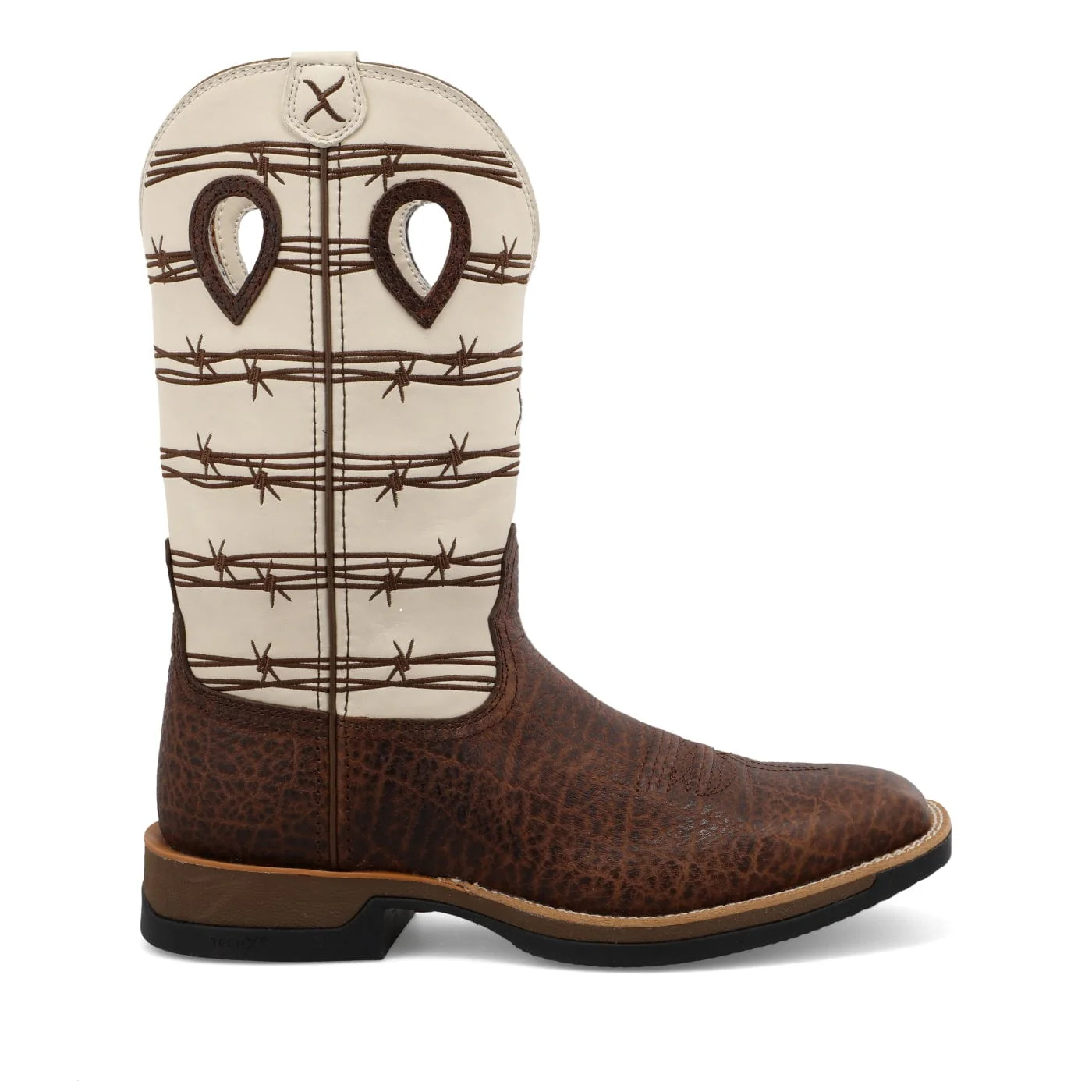 Twisted X Men's Brown Elephant Print & Bone Tech X Western Boot MXW0008 - Image 4