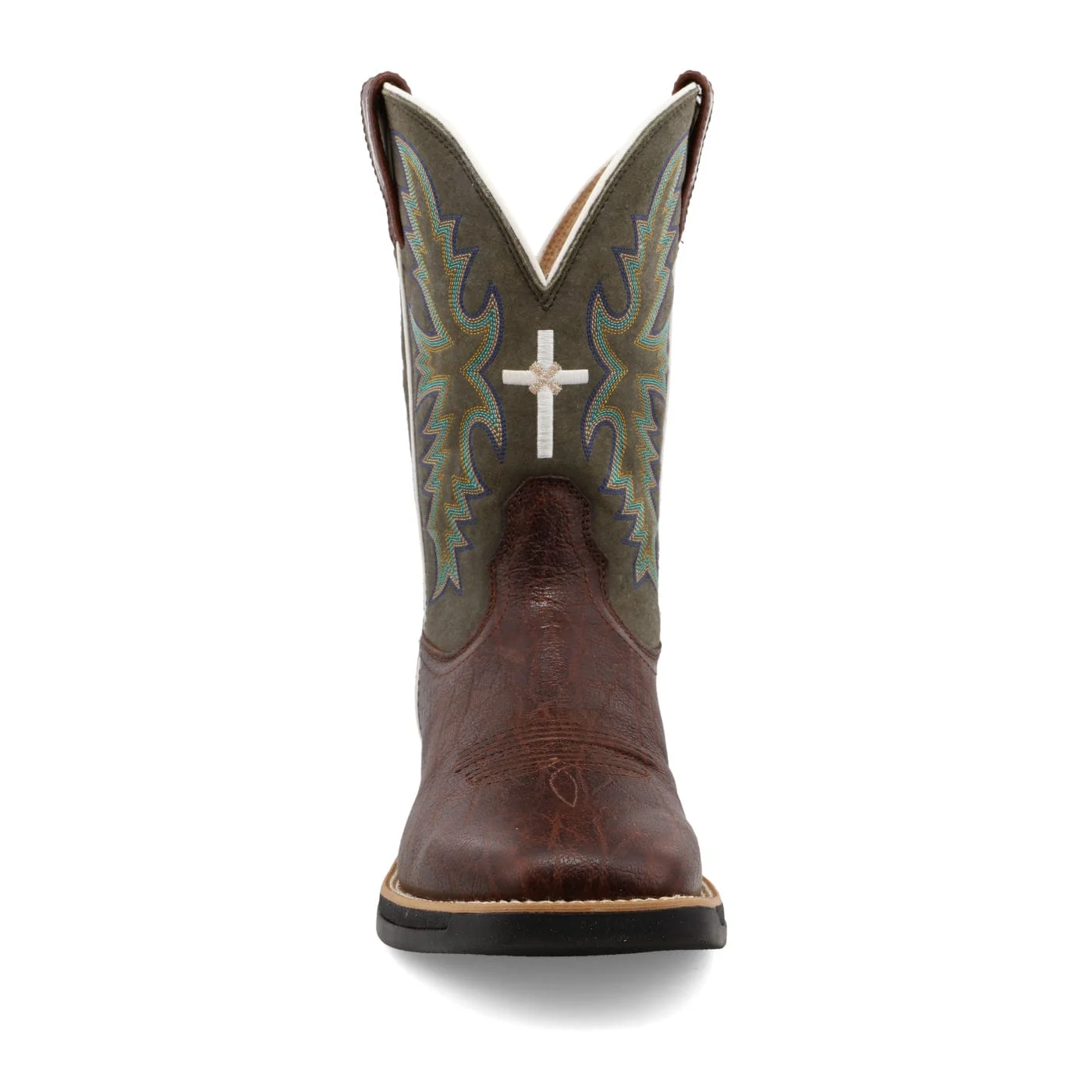 Twisted X Men's Brown & Green Tech X Western Boot MXW0004 - Image 5