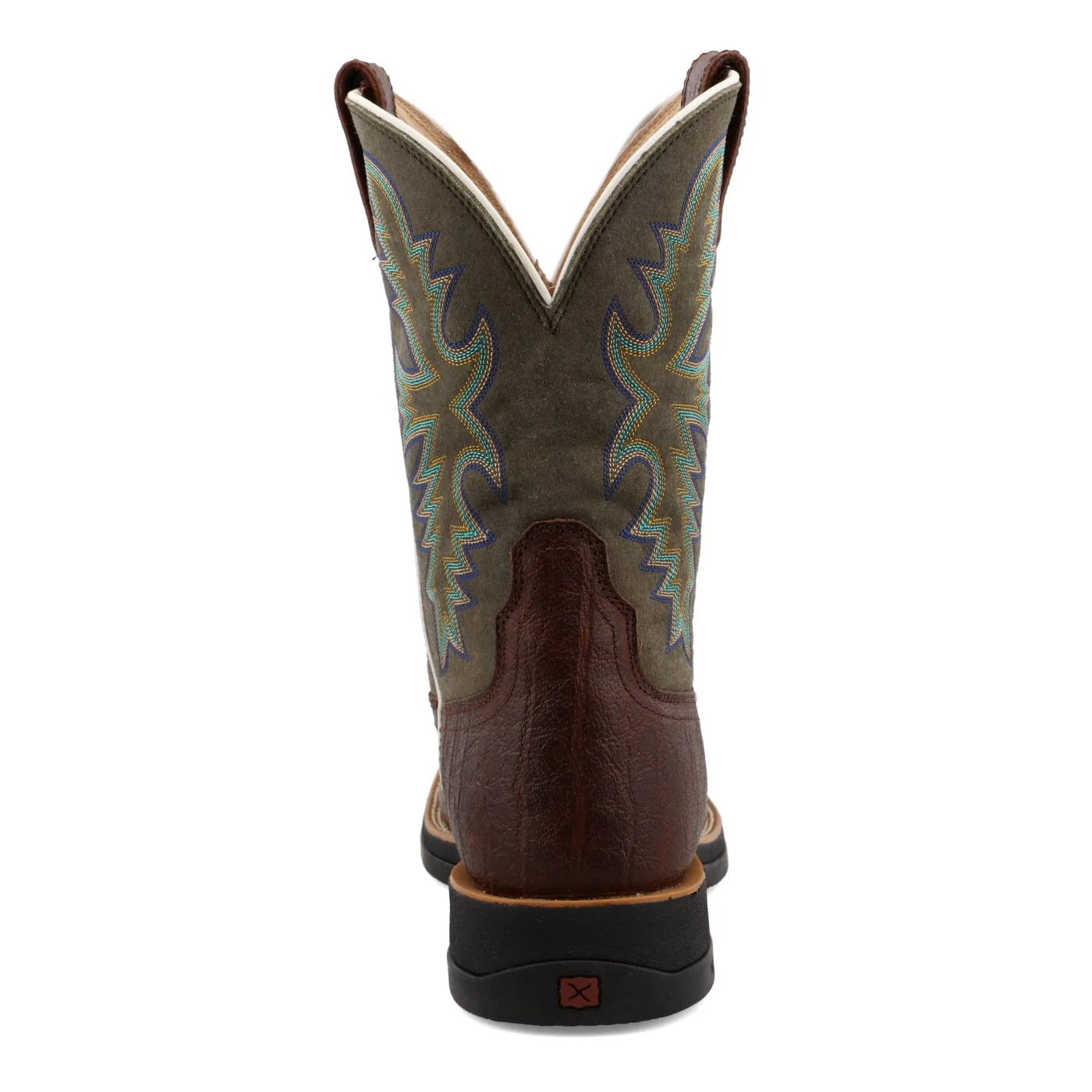 Twisted X Men's Brown & Green Tech X Western Boot MXW0004 - Image 6