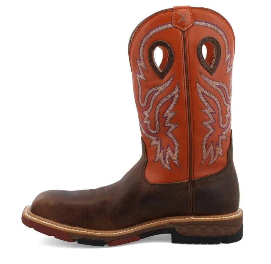 Twisted X Men's Brown Waterproof Nano Comp Toe Western Work Boots MXBNW03 - Image 3