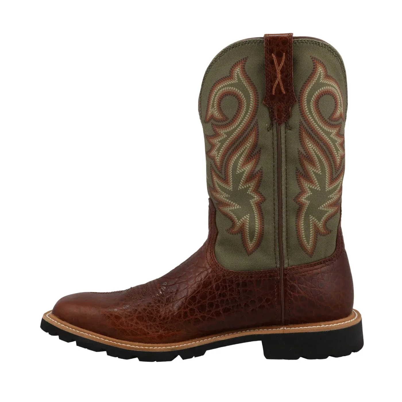 Twisted X Men's Caramel Cafe & Moss Tech X Western Work Boot MXTP006 - Image 2