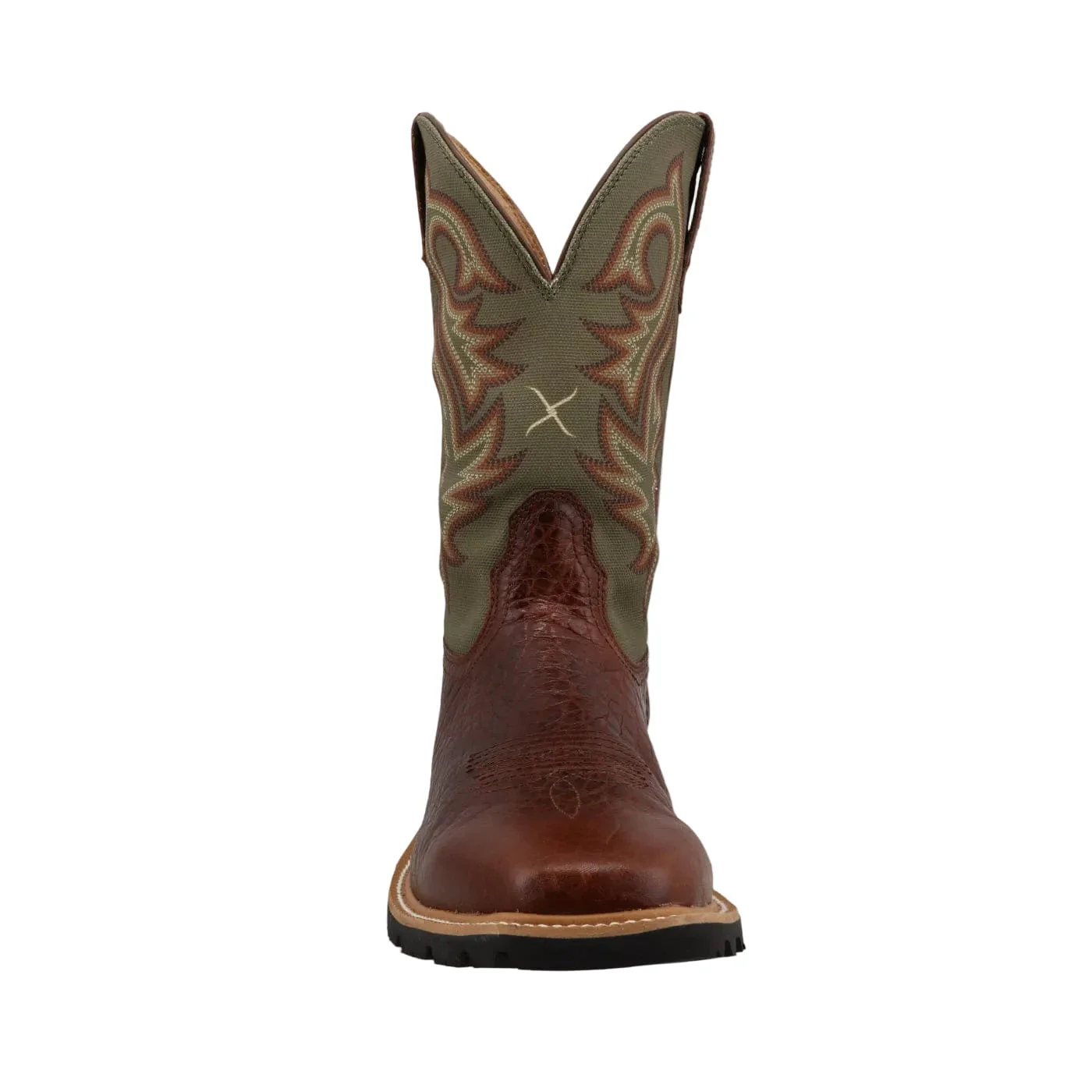 Twisted X Men's Caramel Cafe & Moss Tech X Western Work Boot MXTP006 - Image 3