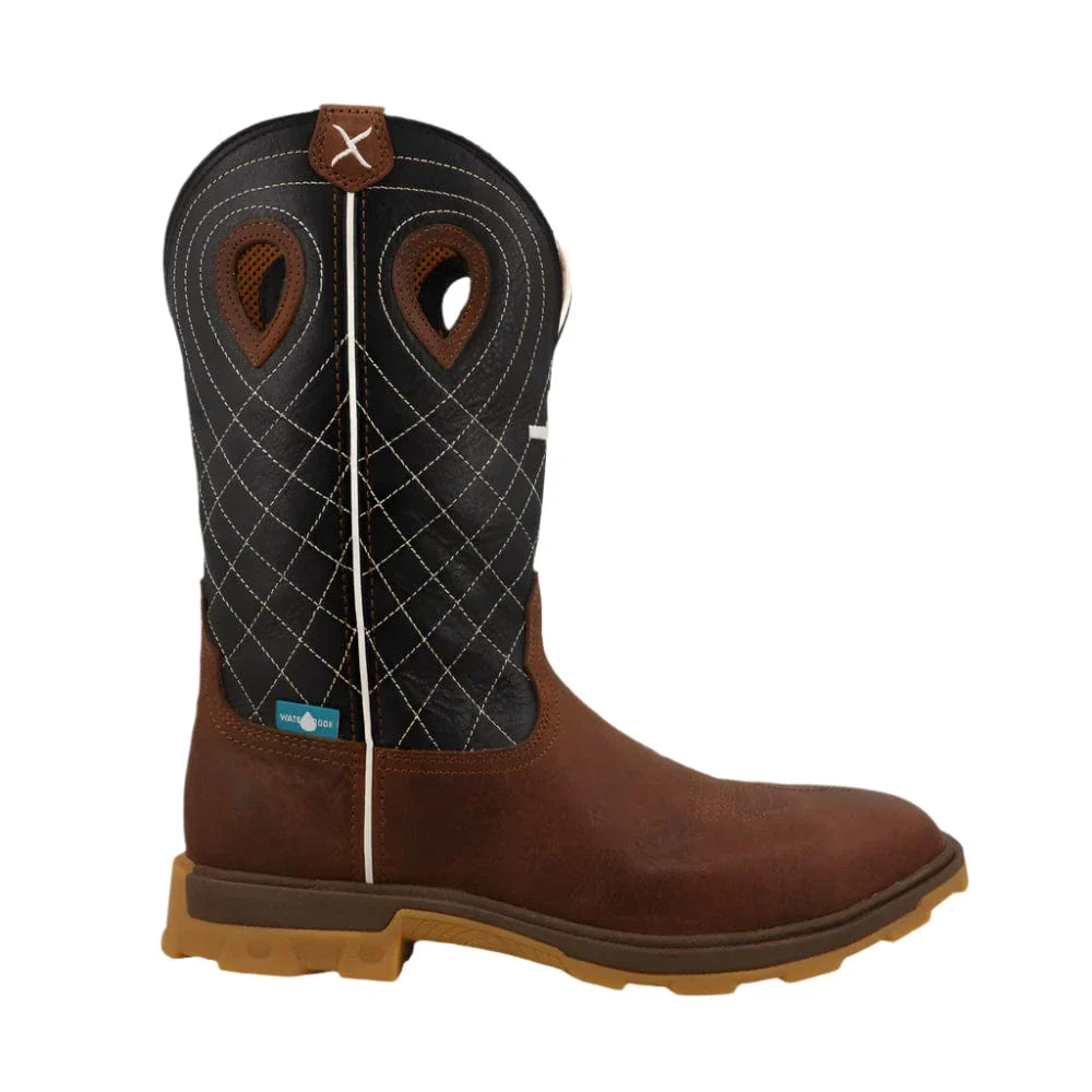 Twisted X Men's Clay & Black Ultralite X no Toe Work Boot MULNW04 - Image 2