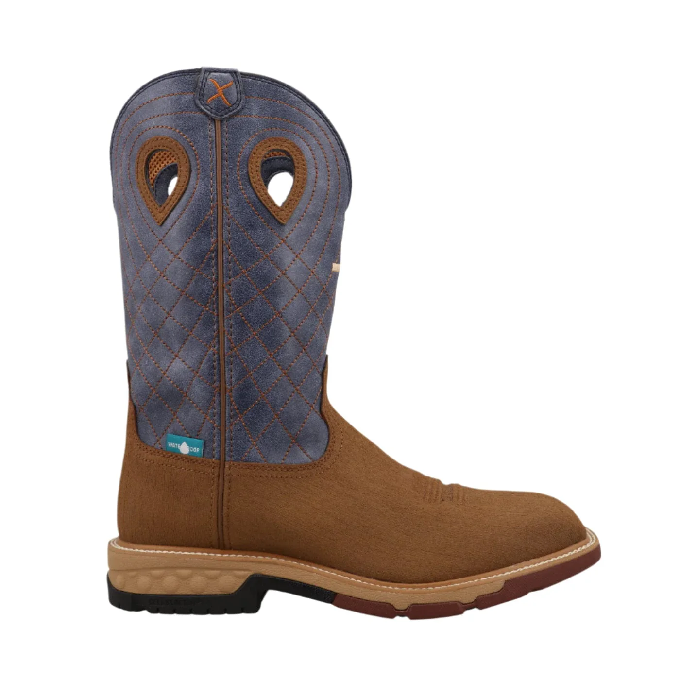 Twisted X Men's Clay & Peacock Alloy Toe Western Work Boot MXBAW06 - Image 4
