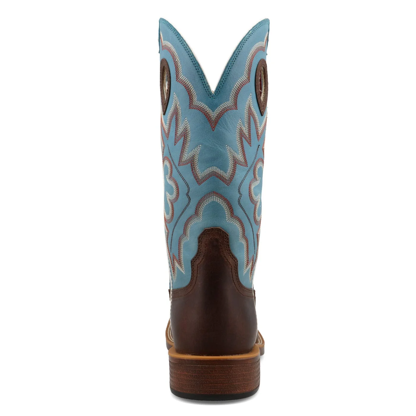 Twisted X Men's Dark Brown & Lagoon Top Hand Western Boot MTH0031 - Image 5
