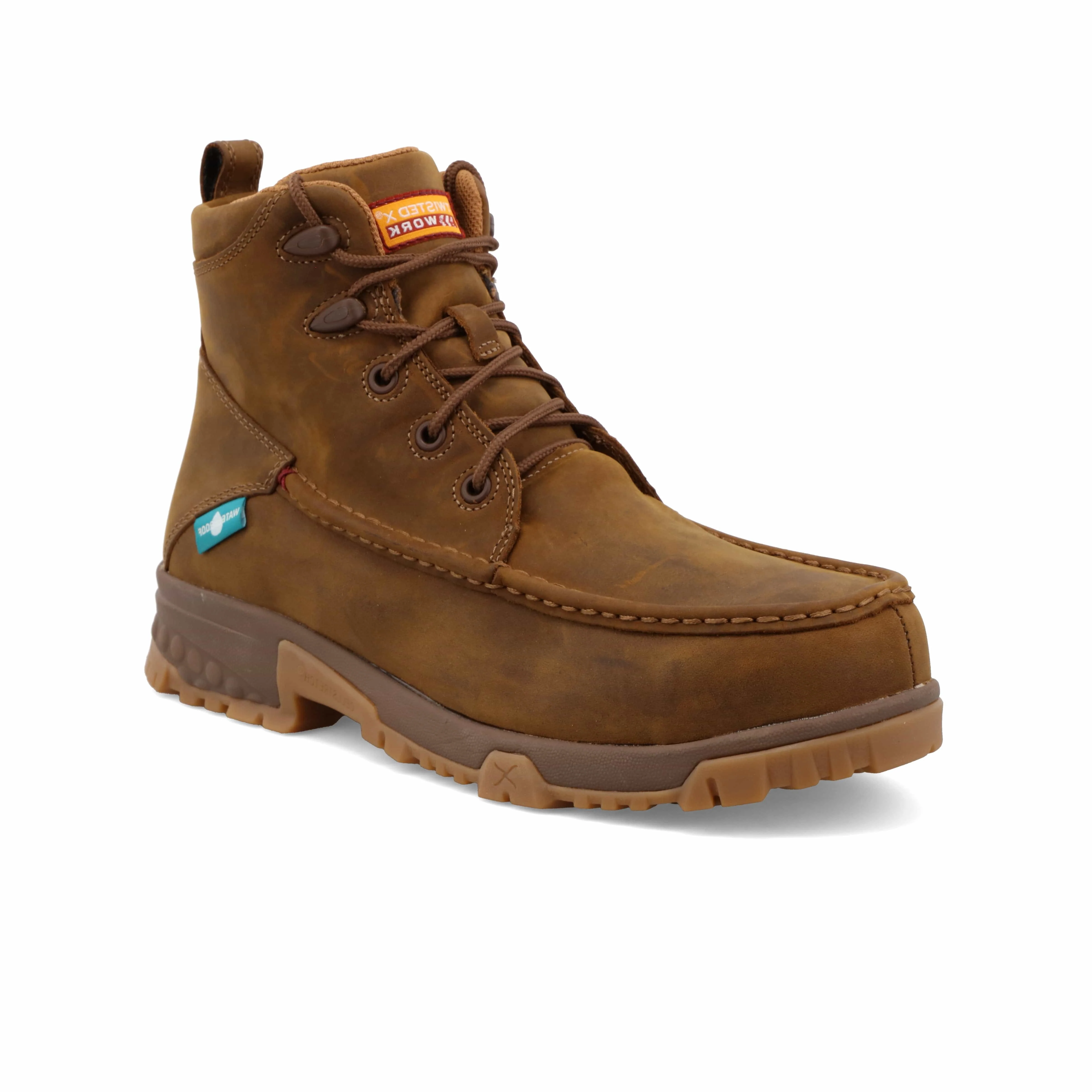 Twisted X Men's Distressed Saddle Nano Comp Toe Work Boot MXCNW01