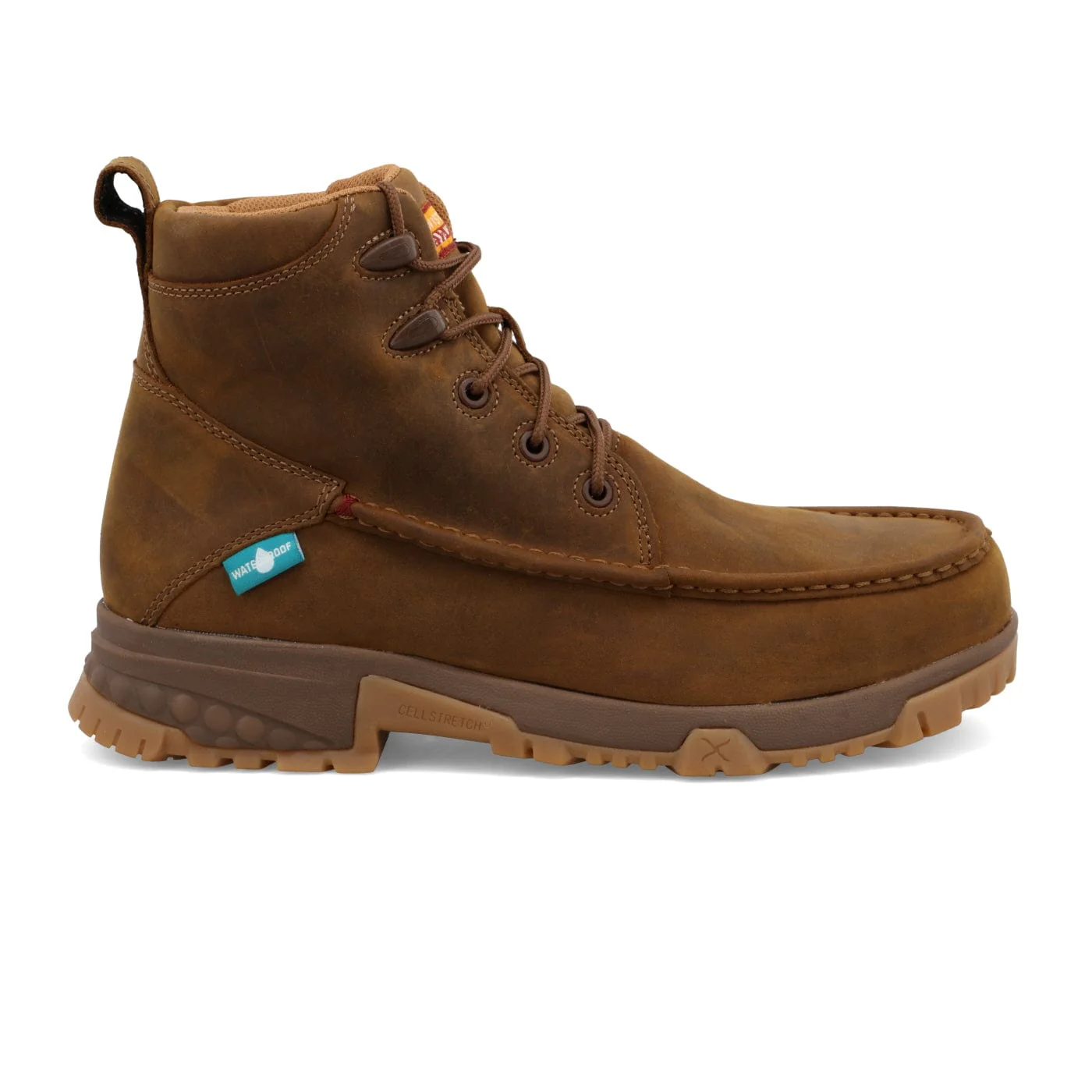 Twisted X Men's Distressed Saddle Nano Comp Toe Work Boot MXCNW01 - Image 4