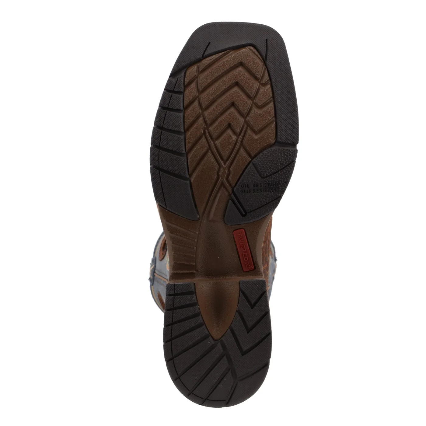 Twisted X Men's Distressed Saddle & Peacock Horseman Western Boot MHM0022 - Image 3