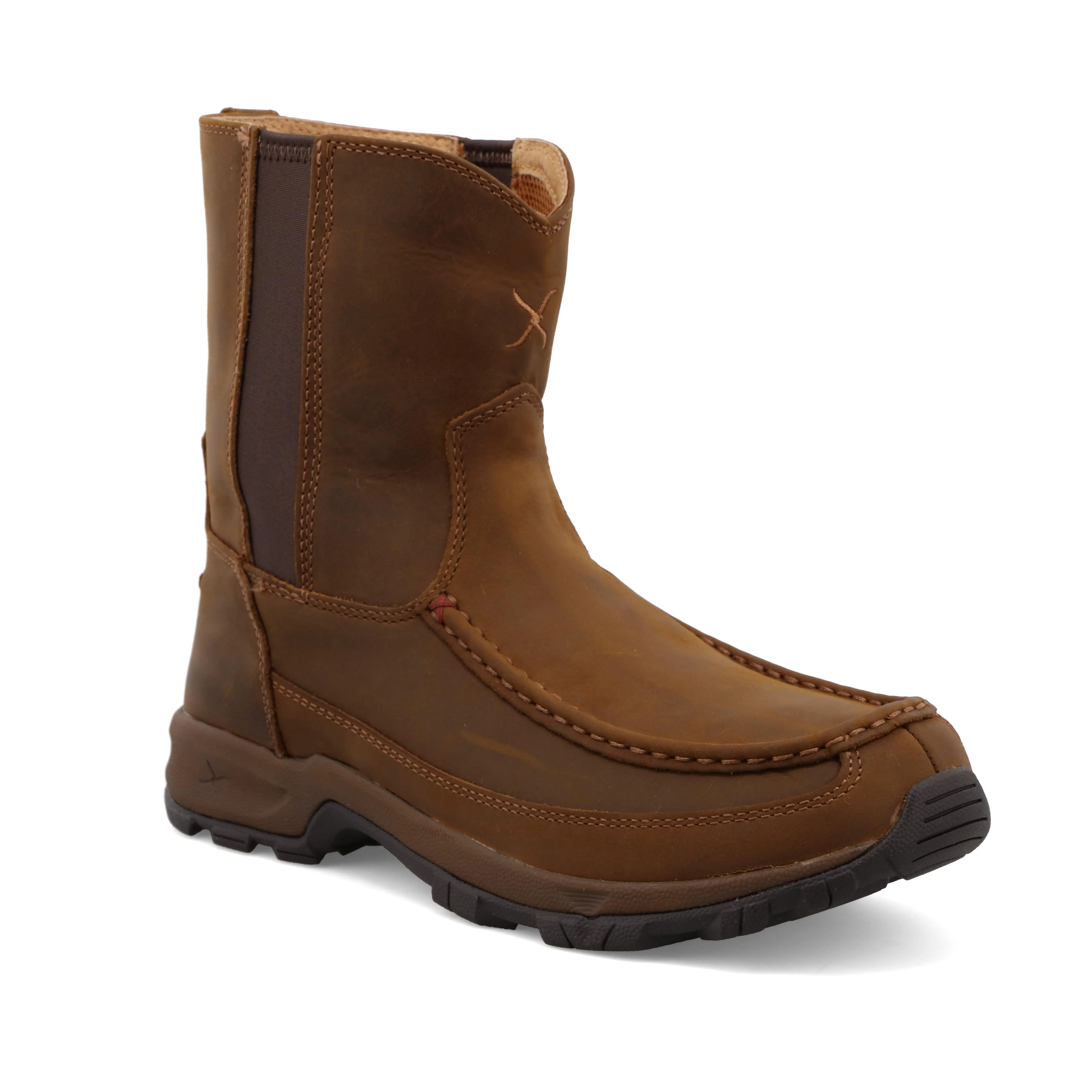 Twisted X Men's Distressed Saddle Pull On Hiker Boot-MHKB003