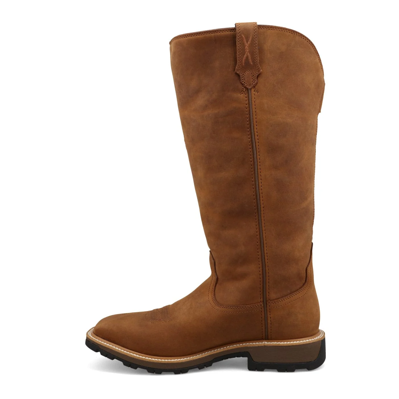 Twisted X Men's Distressed Saddle Ultralite X Waterproof Snake Boot MUWV001 - Image 2