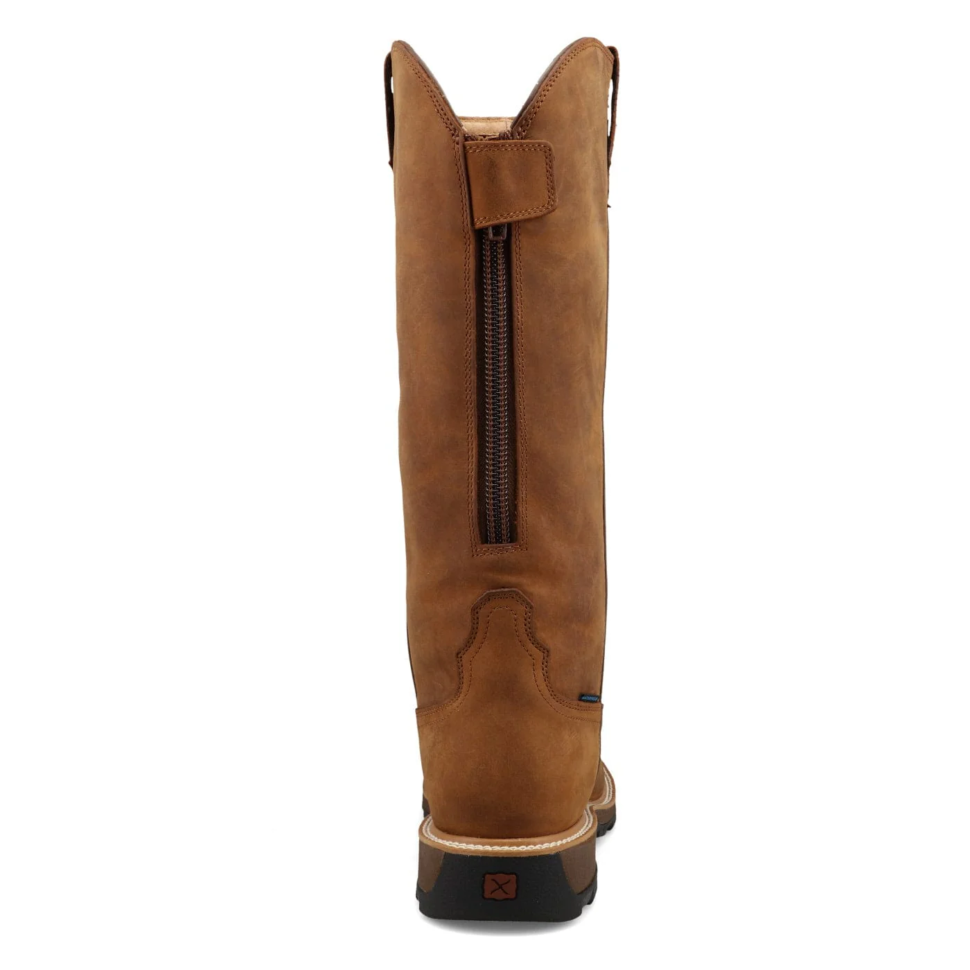 Twisted X Men's Distressed Saddle Ultralite X Waterproof Snake Boot MUWV001 - Image 6