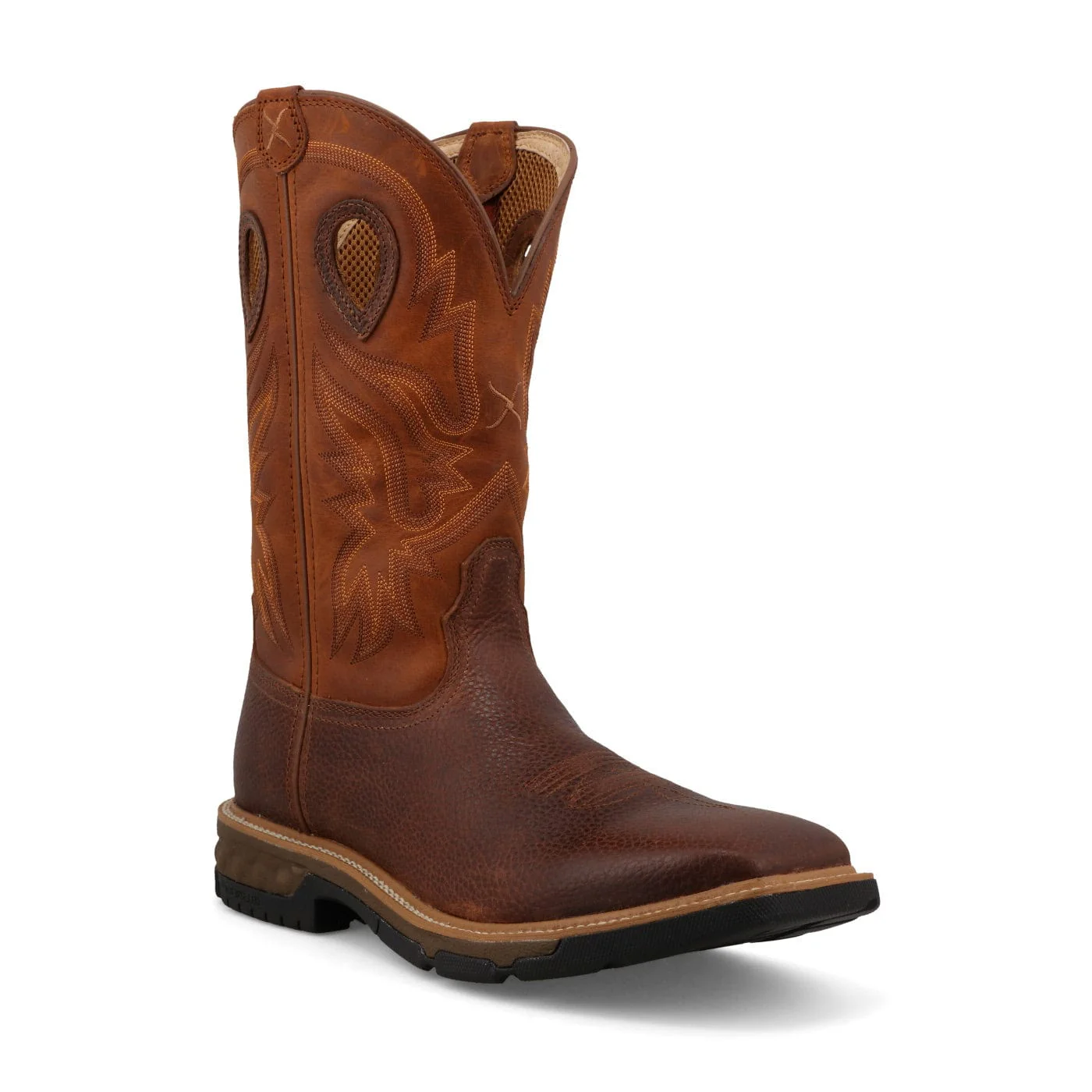 Twisted X Men's Ginger & Rust Western Work Boot MXB0011