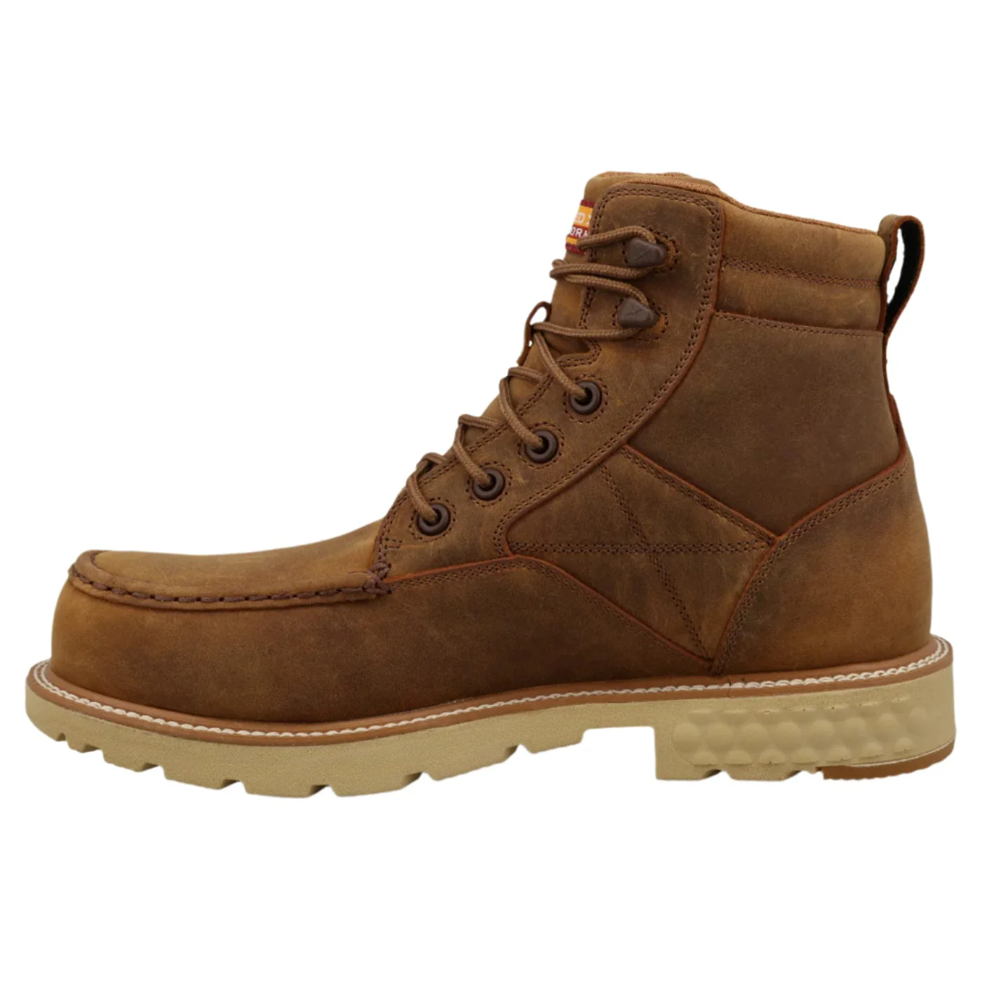 Twisted X Men's Golden Tan 6" Comp Toe Work Boots MXCNW08 - Image 2