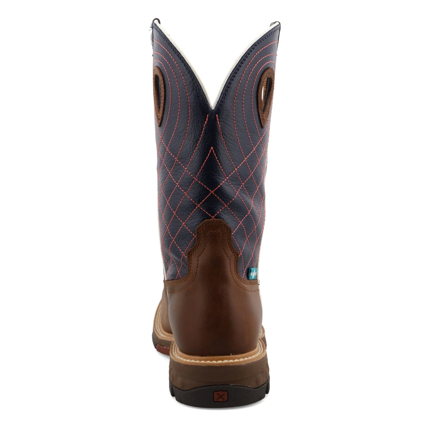 Twisted X Men's Mocha & vy Western Work Boot MXBAW01 - Image 6