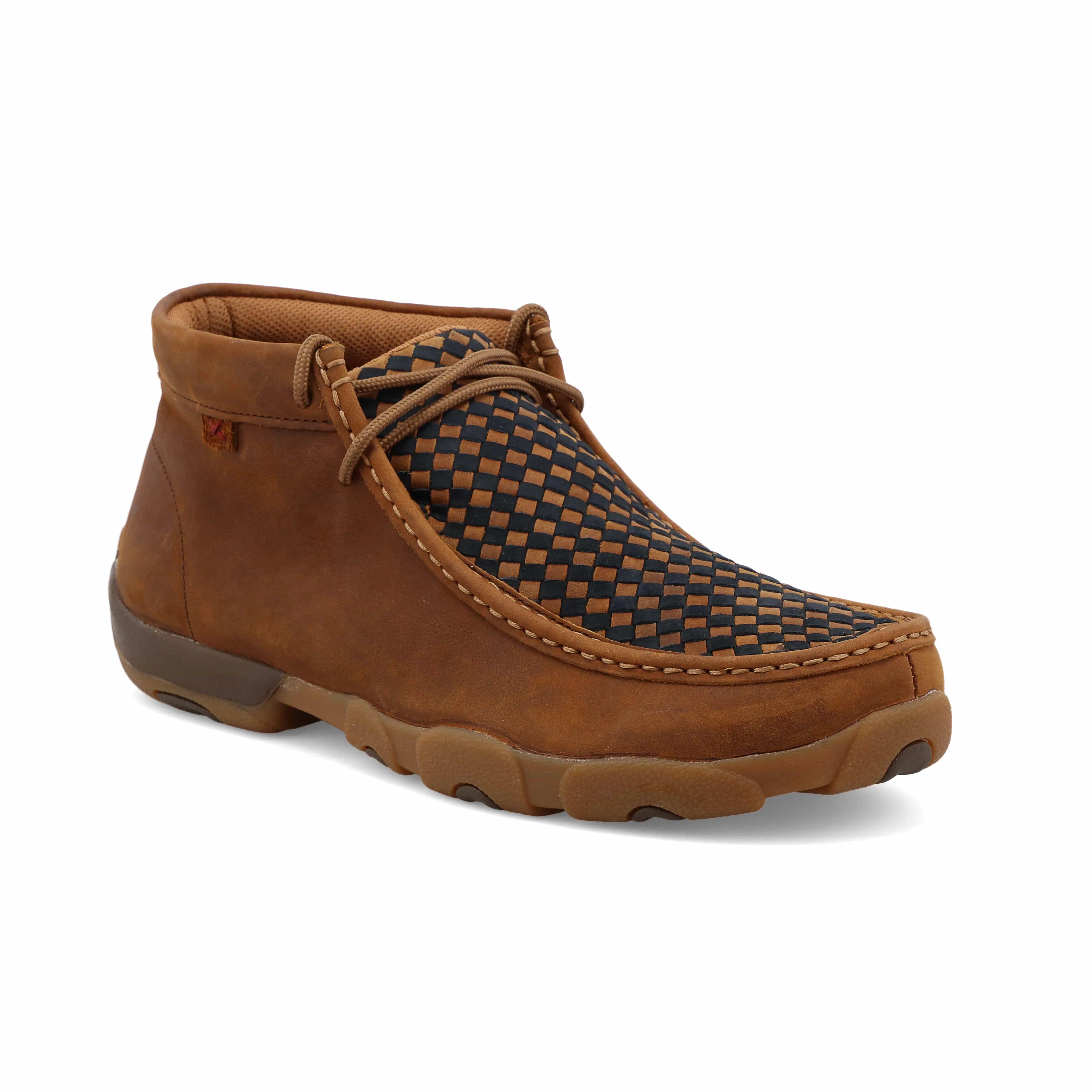 Twisted X Men's Oiled Saddle & Midnight Chukka Driving Moc Shoe MDM0057