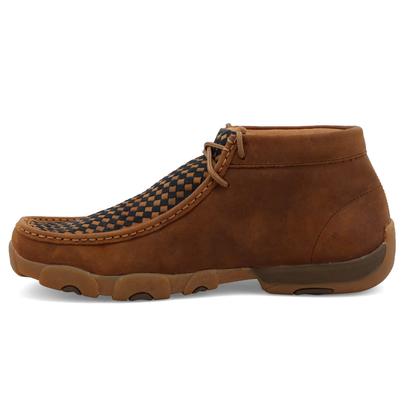 Twisted X Men's Oiled Saddle & Midnight Chukka Driving Moc Shoe MDM0057 - Image 2