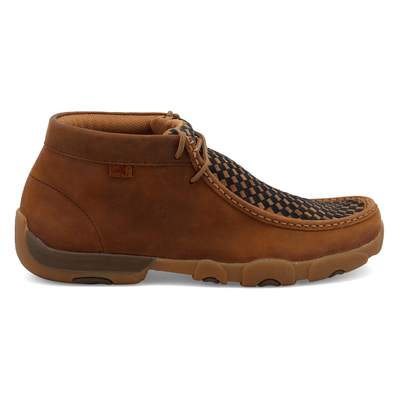 Twisted X Men's Oiled Saddle & Midnight Chukka Driving Moc Shoe MDM0057 - Image 4
