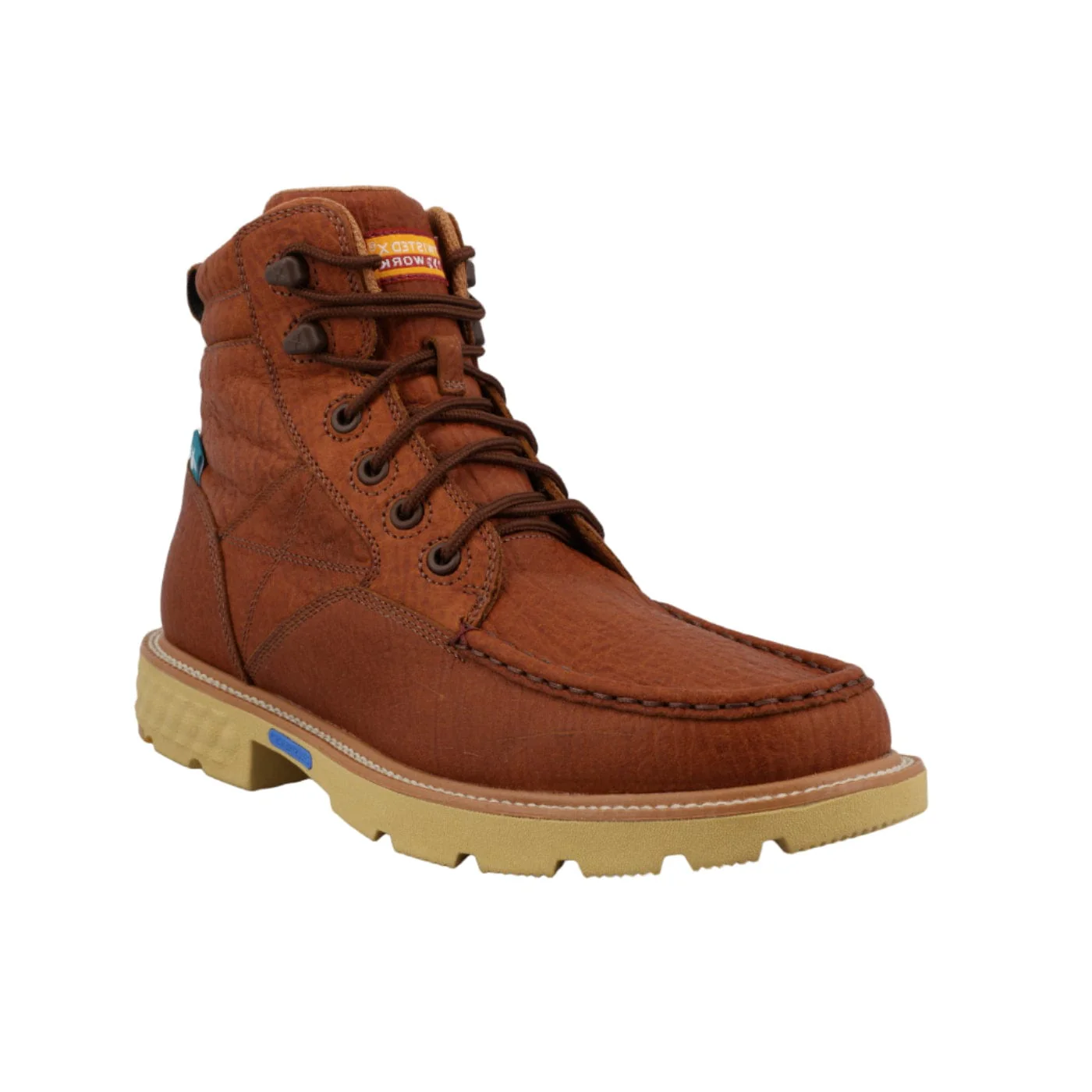 Twisted X Men's Rust Waterproof Lace Up Work Boot MXCW005