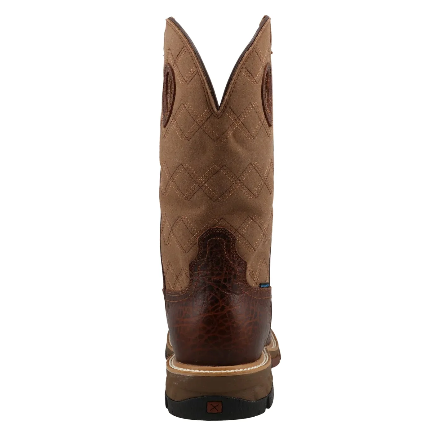 Twisted X Men's Rustic Brown Comp Toe Waterproof Work Boot MXBNW12 - Image 6