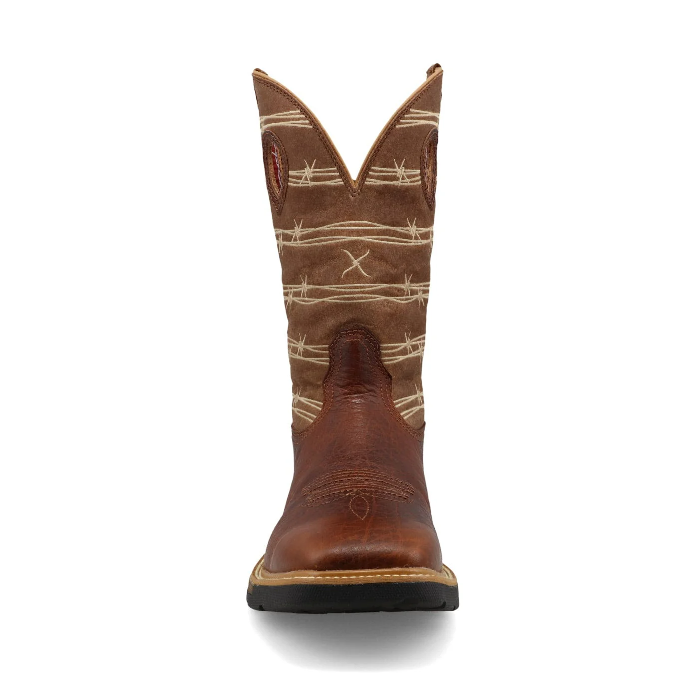 Twisted X Men's Rustic Brown & Lion Tan Western Work Boot MXB0010 - Image 5