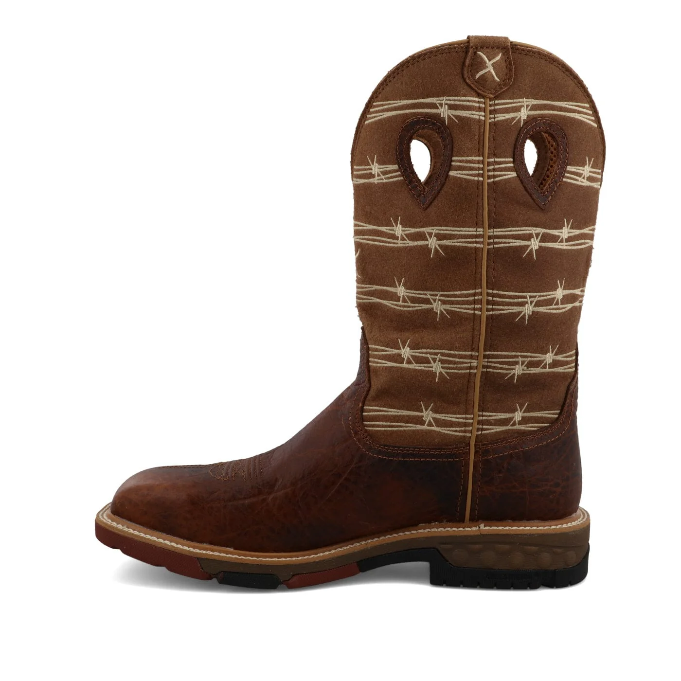 Twisted X Men's Rustic Brown & Lion Tan Western Work Boot MXBAW05 - Image 2