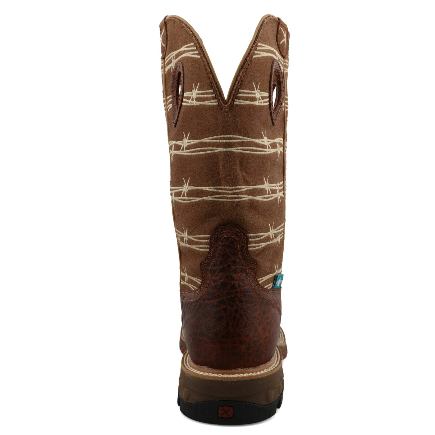 Twisted X Men's Rustic Brown & Lion Tan Western Work Boot MXBAW05 - Image 6