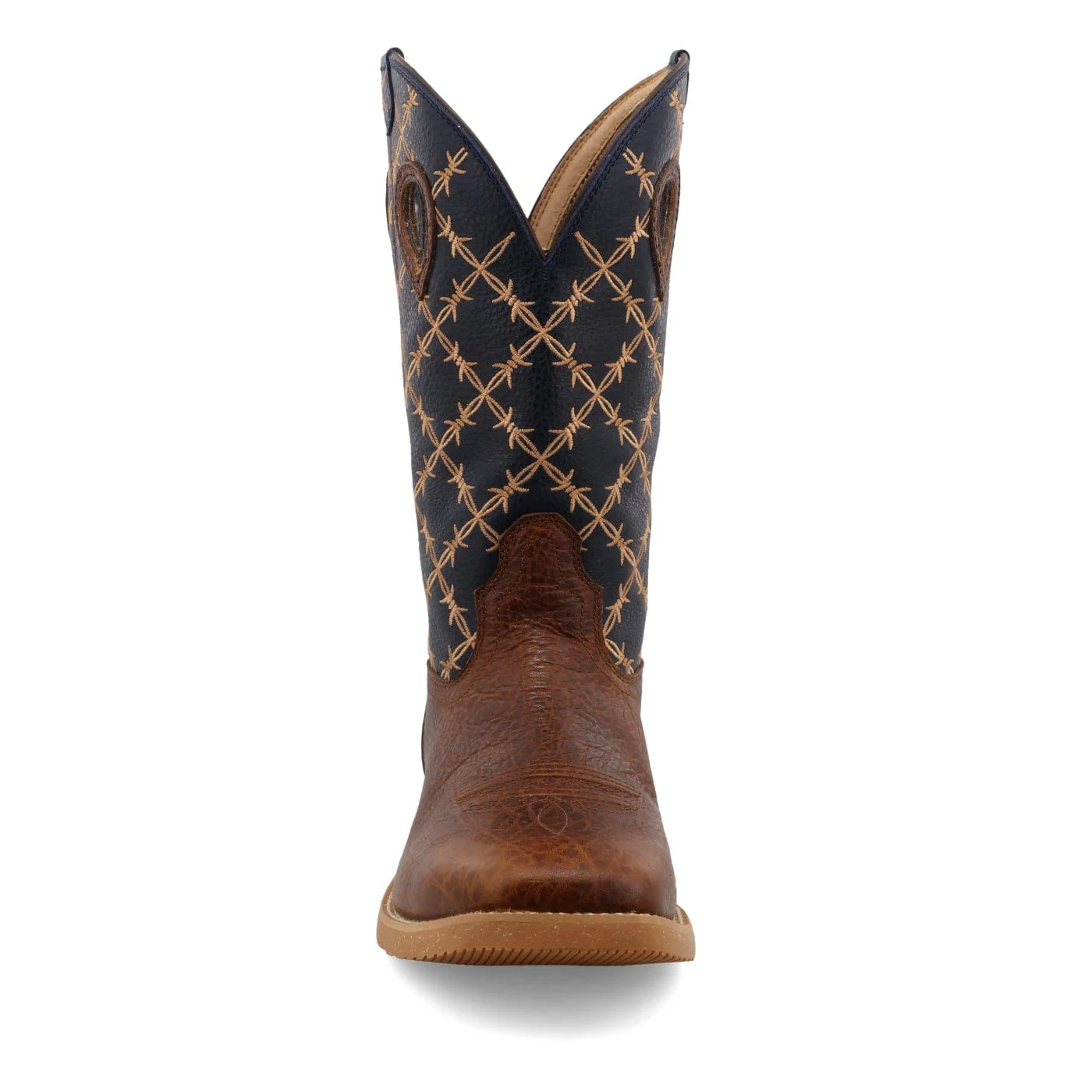 Twisted X Men's Rustic Brown & vy Tech X Western Boot MXTR004 - Image 5