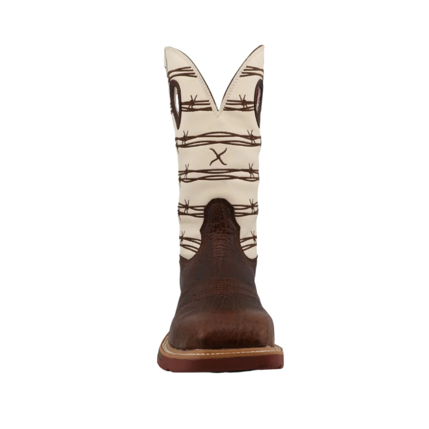Twisted X Men's Steel Toe Brown Elephant Print Western Work Boot MXBA006 - Image 3