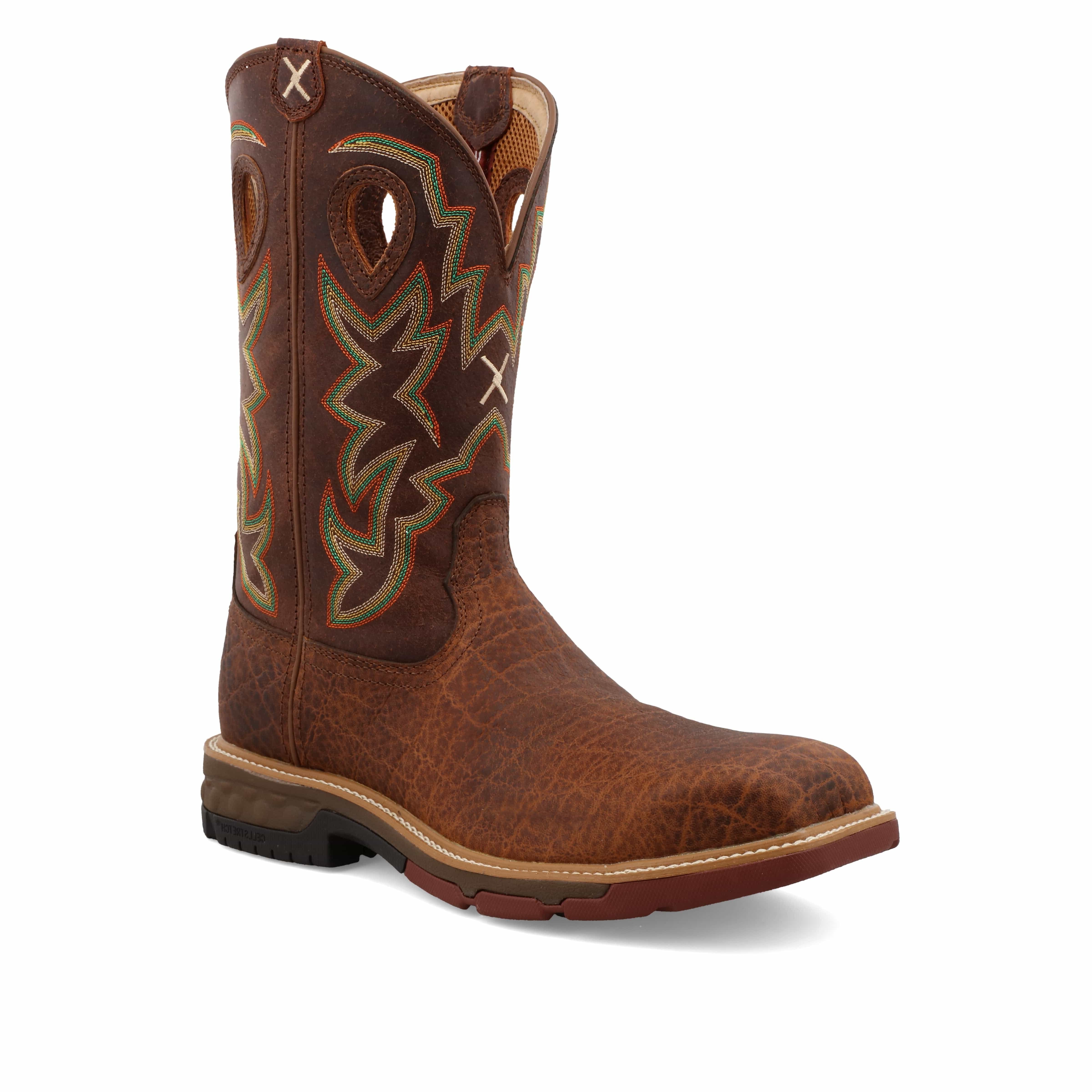 Twisted X Men's Tan Comp Toe Western Work Boot MXBN001
