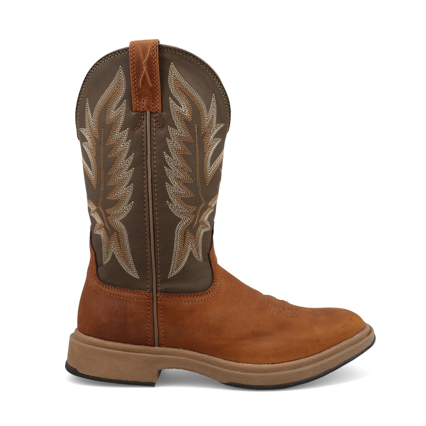 Twisted X Men's Tawny Brown & Olive UltraLite X Western Boot MUL0002 - Image 4