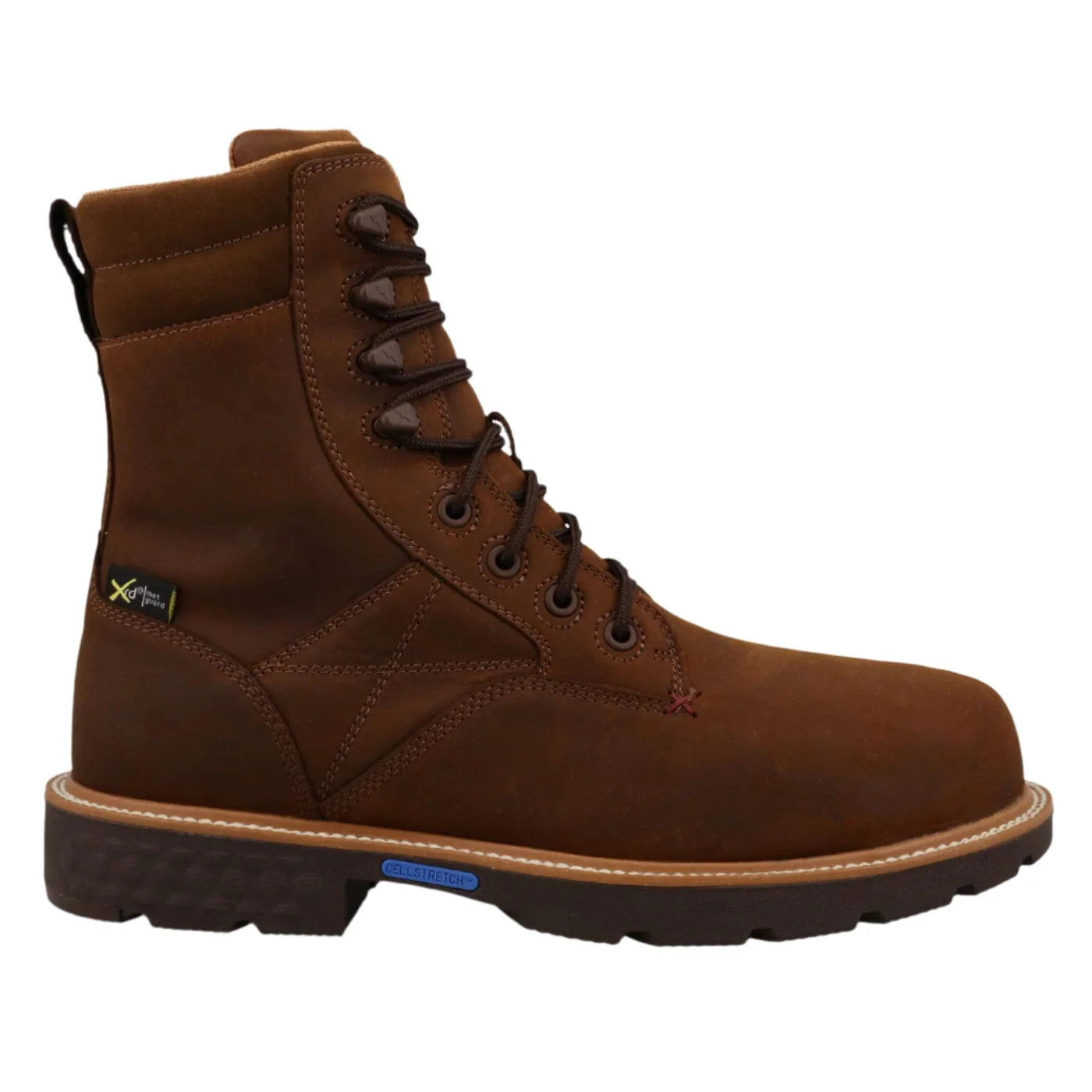 Twisted X Men's Toffee 8" no Toe Waterproof Work Boots MXCNWM3 - Image 4