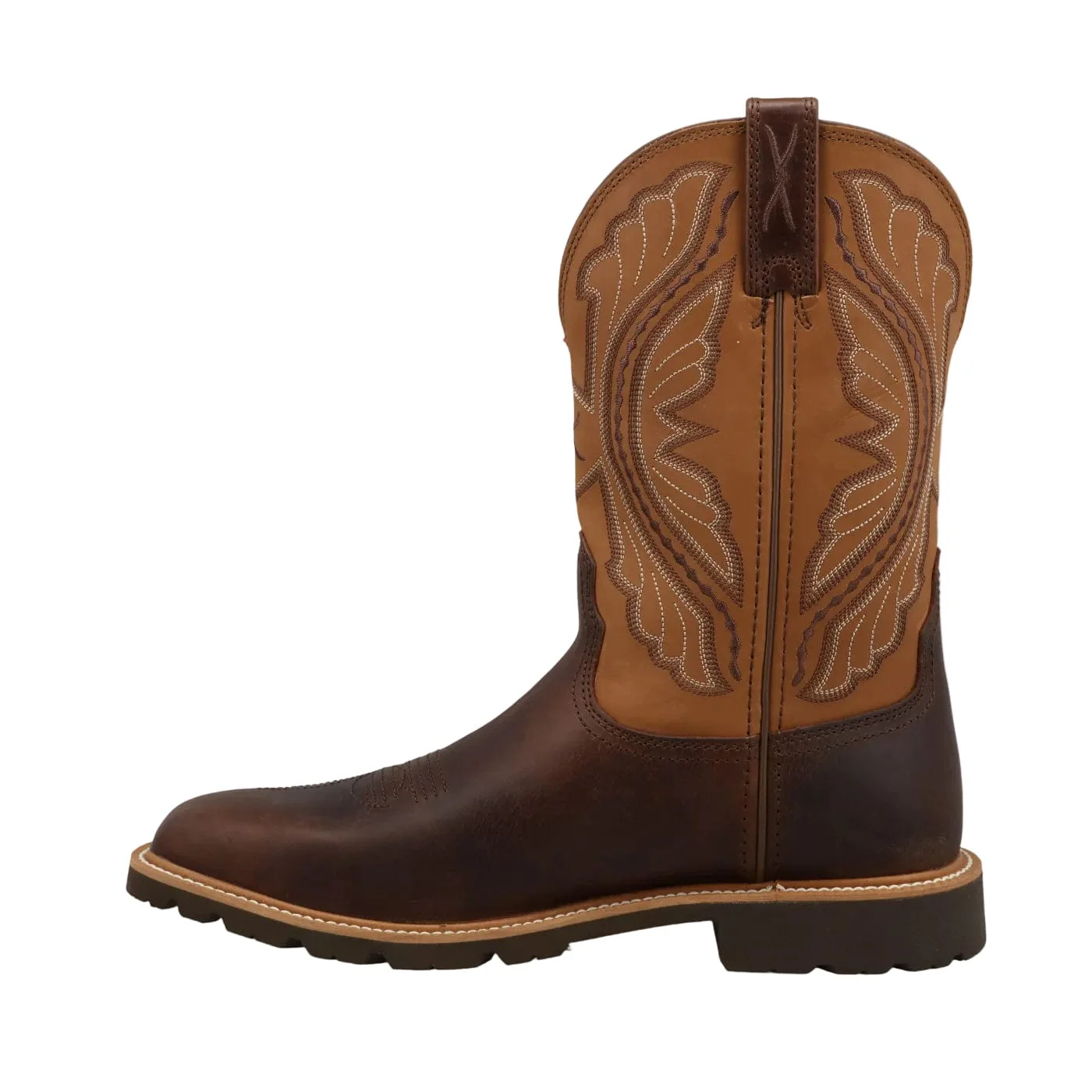 Twisted X Men's Tortoise Shell & Adobe Tech X Western Work Boots MXTP007 - Image 2