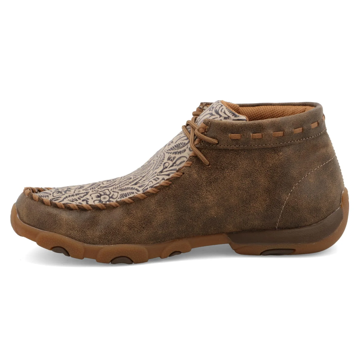 Twisted X Women's Bomber & Nude Print Chukka Driving Moc Shoe WDM0080 - Image 2
