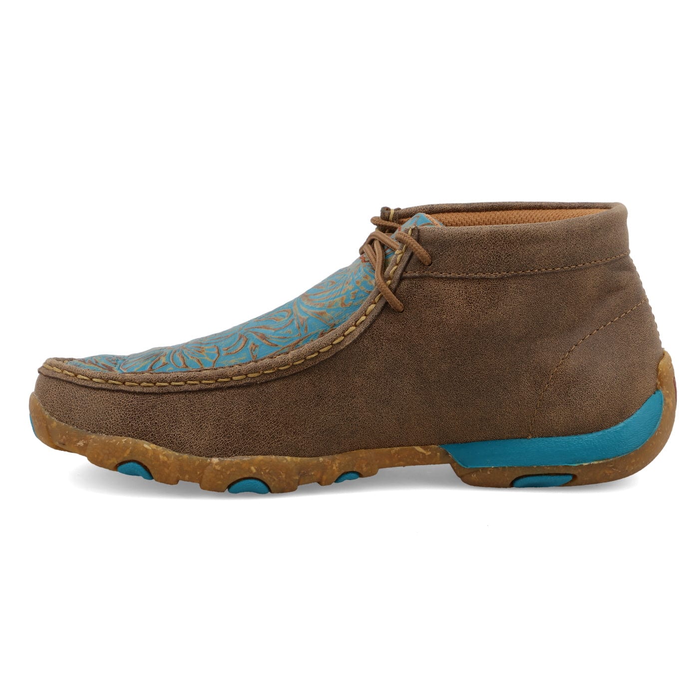 Twisted X Women's Bomber & Turquoise Chukka Driving Moc Shoe WDM0148 - Image 2