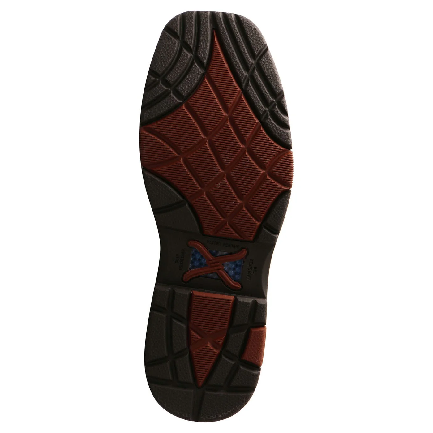 Twisted X Women's Brown & Blue Western Work Boot WXBN001 - Image 3