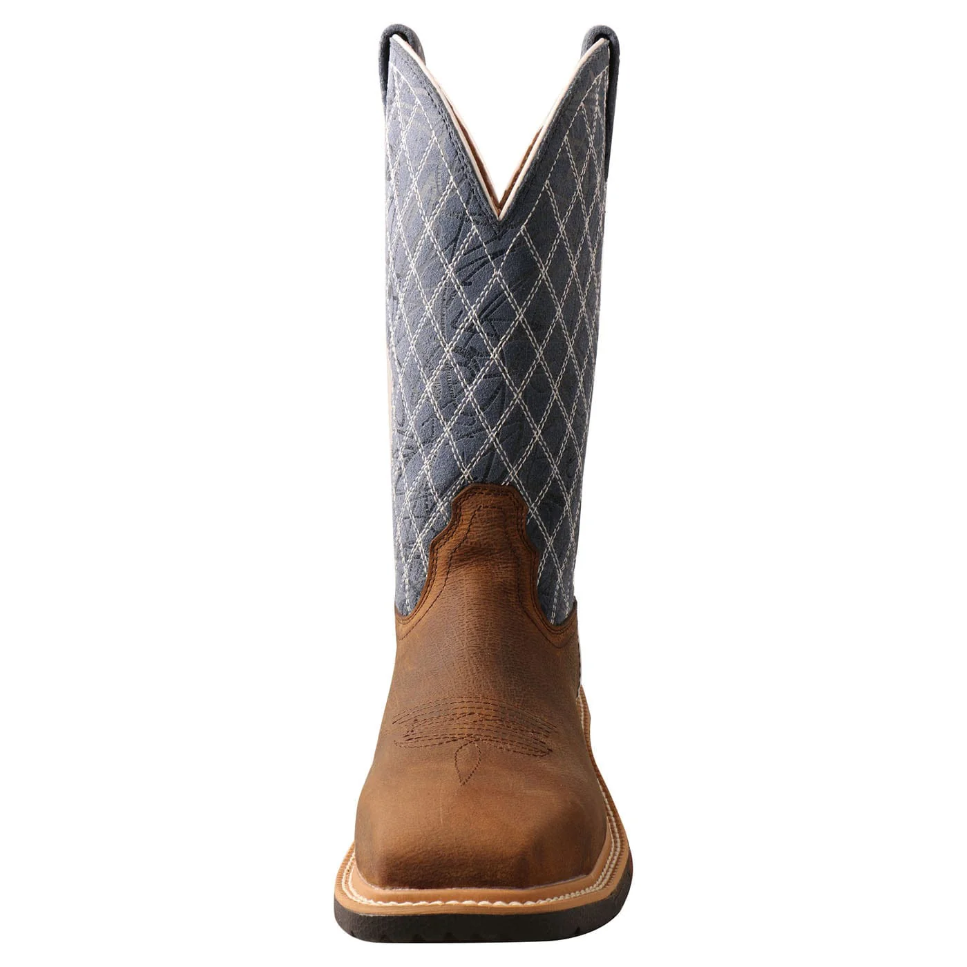 Twisted X Women's Brown & Blue Western Work Boot WXBN001 - Image 5