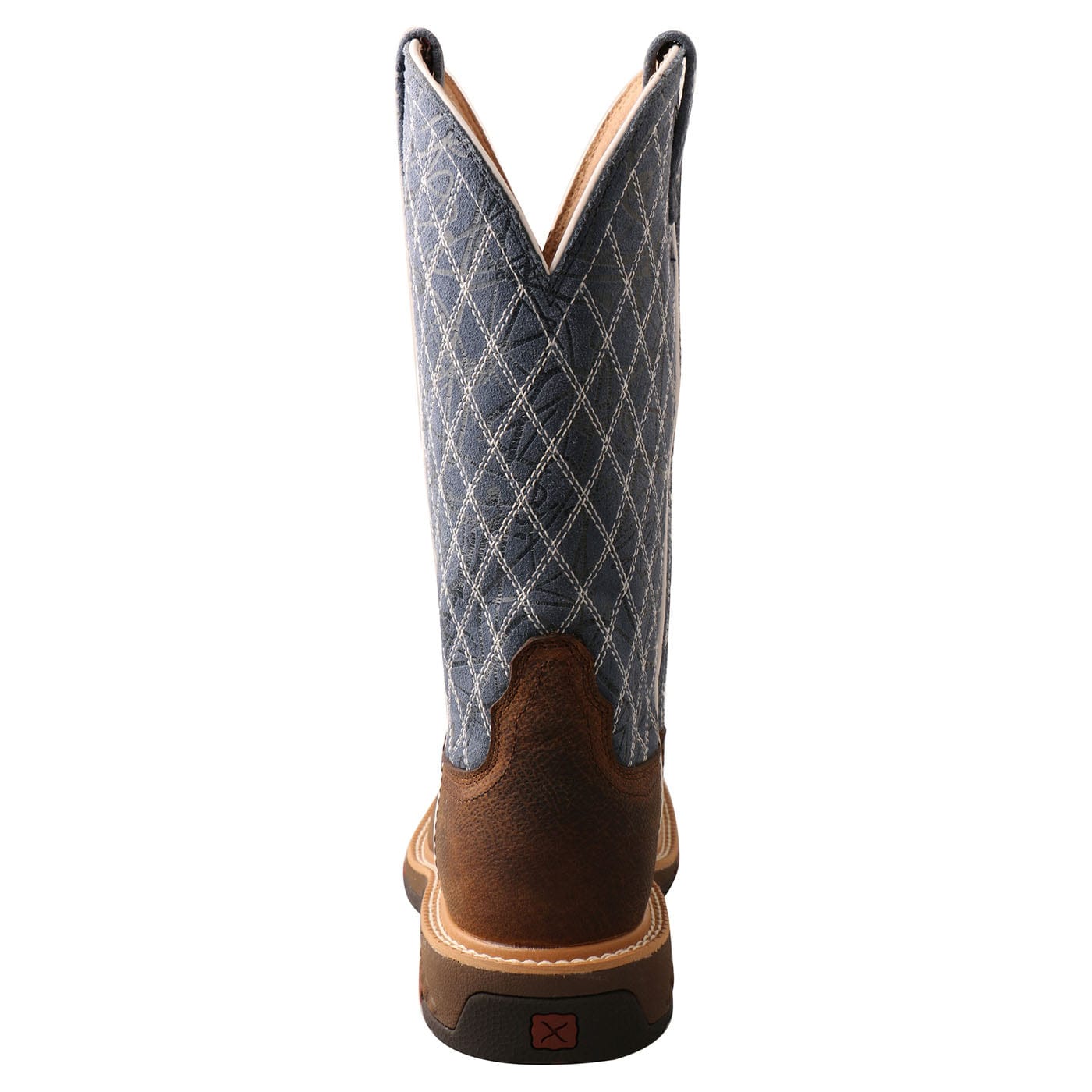 Twisted X Women's Brown & Blue Western Work Boot WXBN001 - Image 6