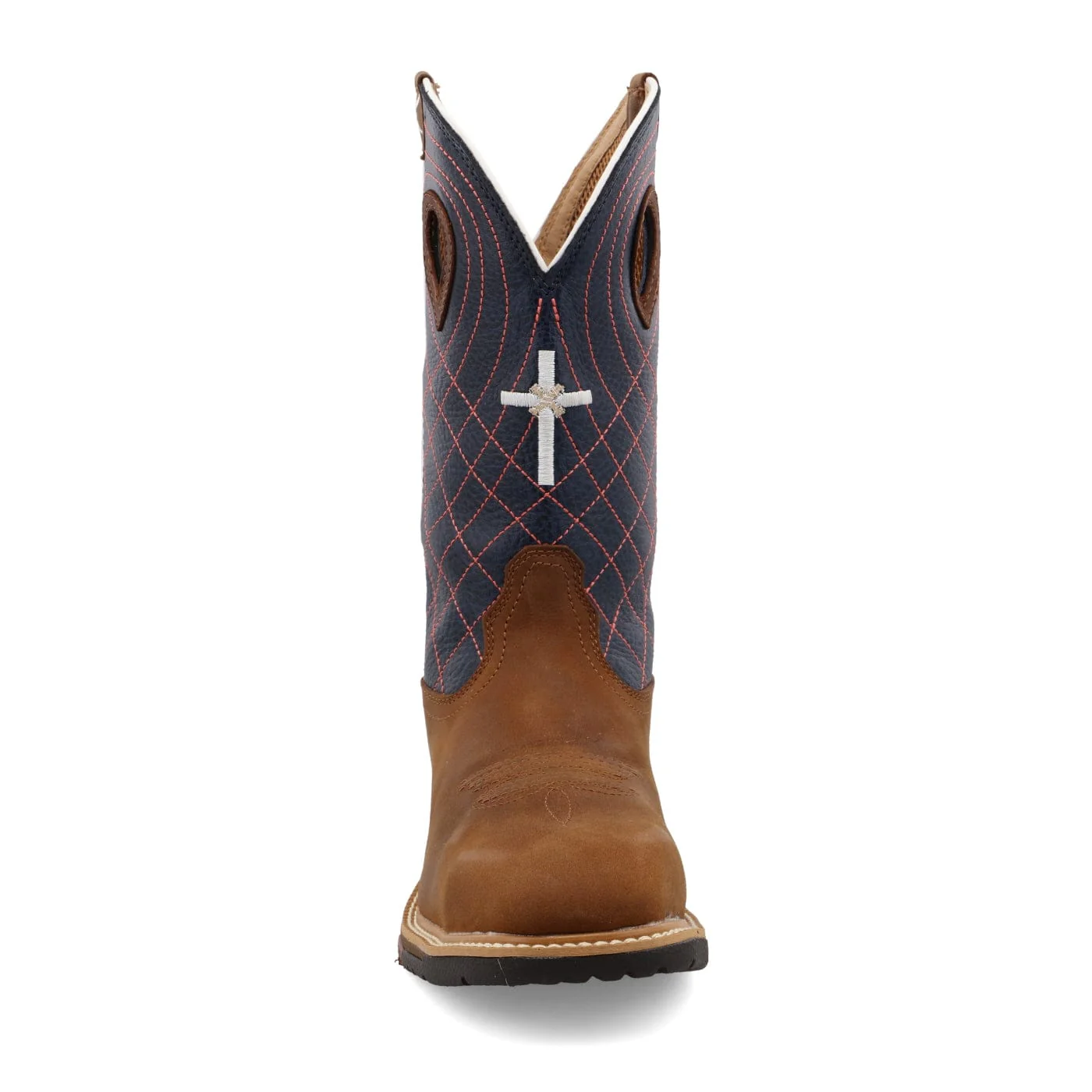 Twisted X Women's Brown & vy Western Work Boot WXBAW01 - Image 5