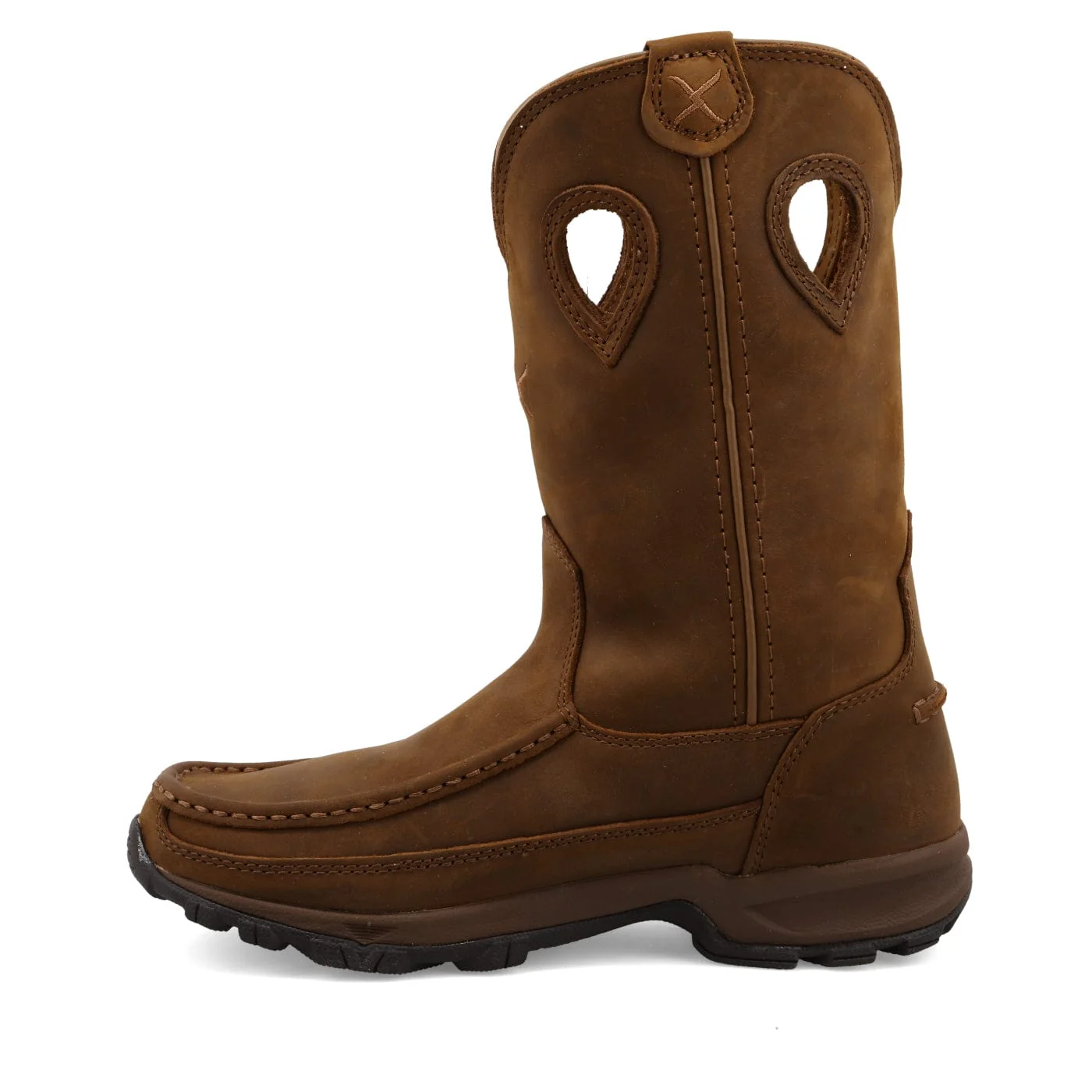Twisted X Women's Brown Pull On Hiker Work Boot WHKB001 - Image 2