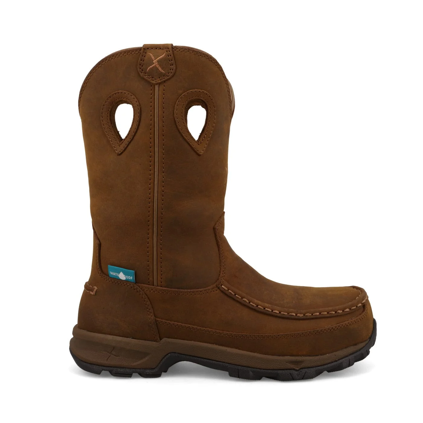 Twisted X Women's Brown Pull On Hiker Work Boot WHKBNW1 - Image 4